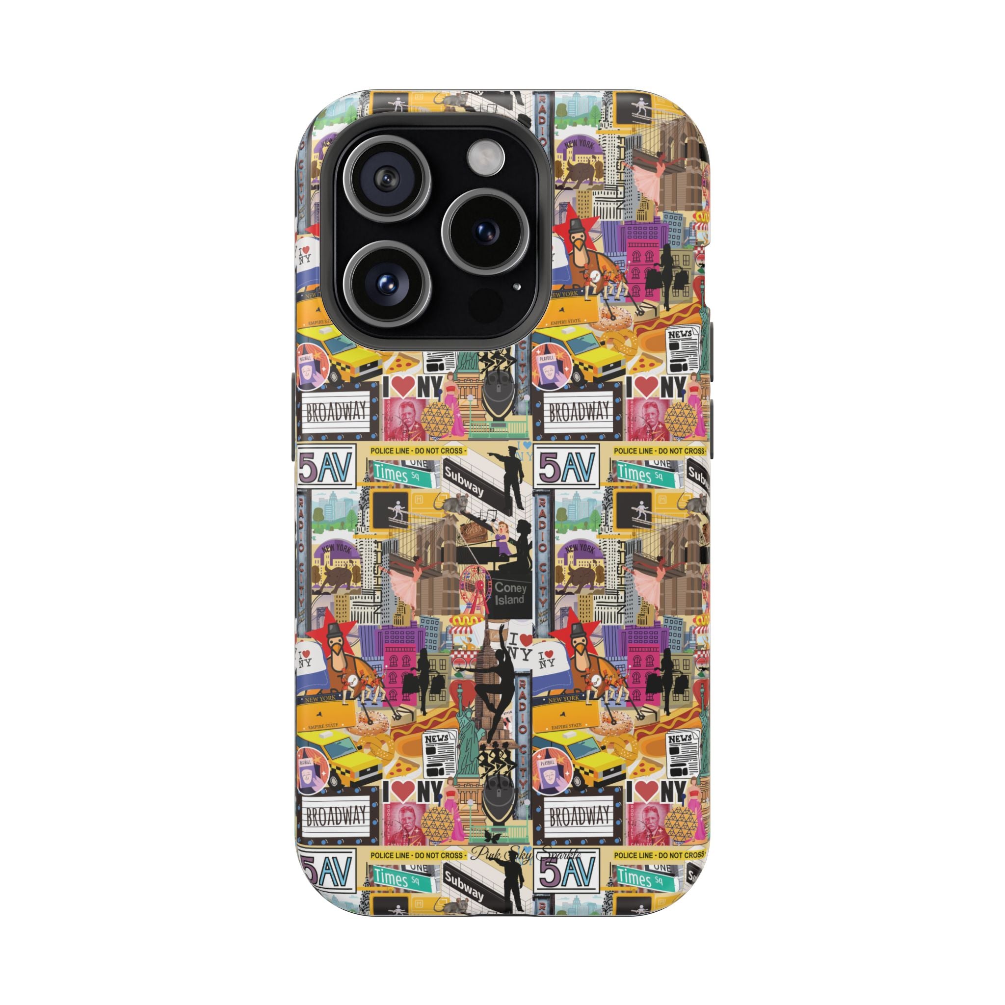 Vibrant New York New York Magnetic iPhone Case