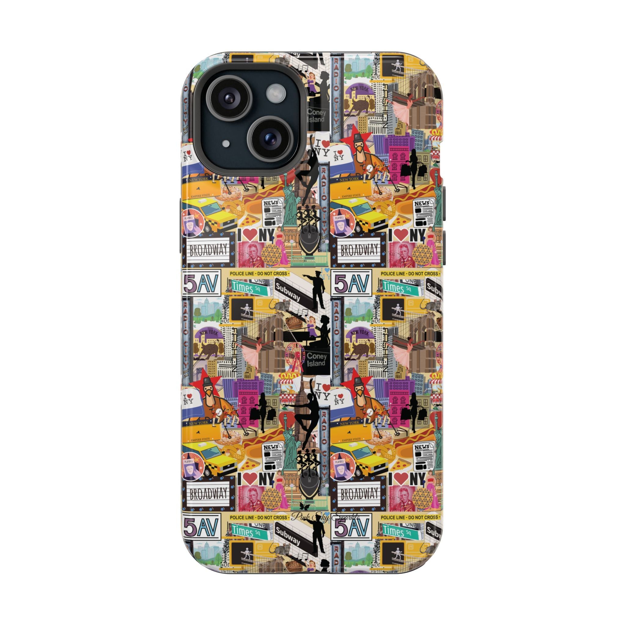 Vibrant New York New York Magnetic iPhone Case