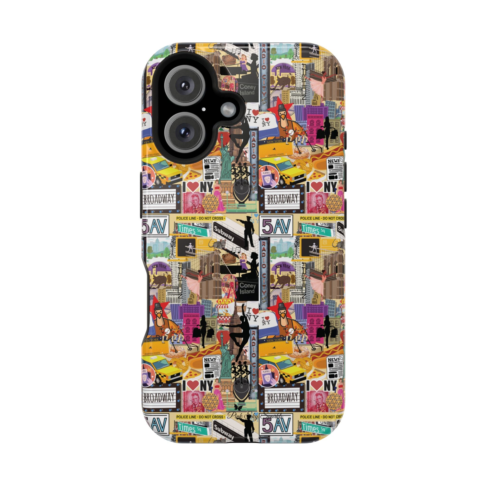 Vibrant New York New York Magnetic iPhone Case