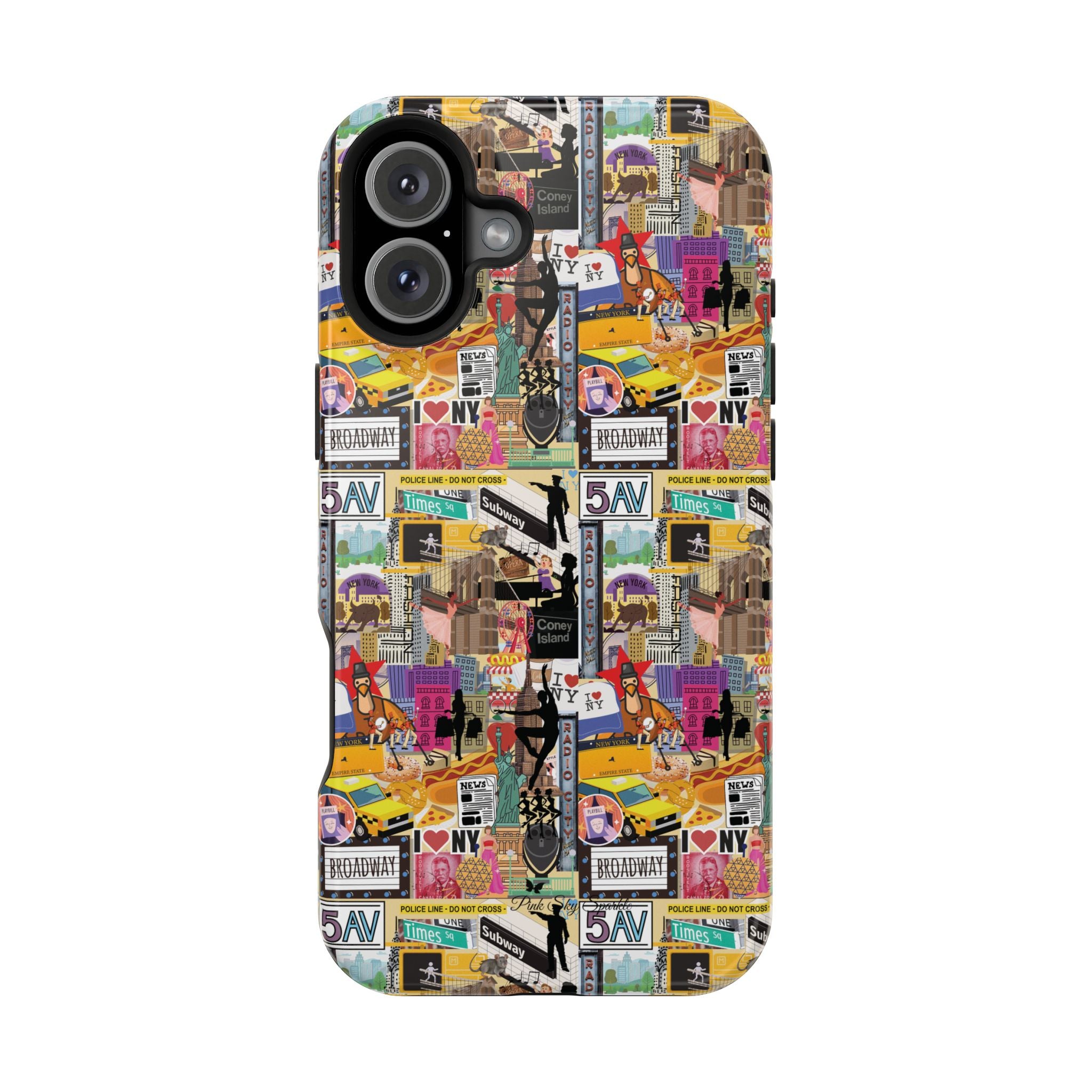 Vibrant New York New York Magnetic iPhone Case