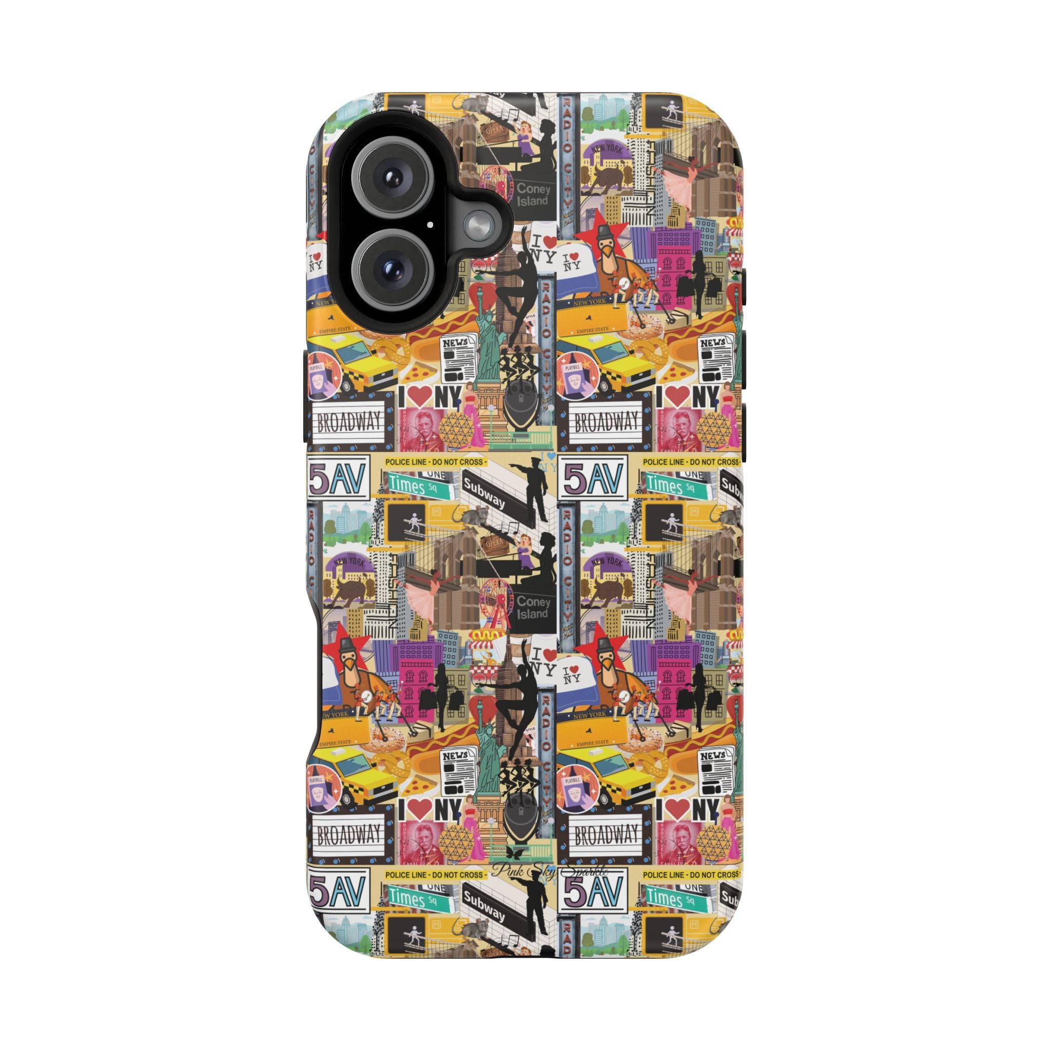 Vibrant New York New York Magnetic iPhone Case
