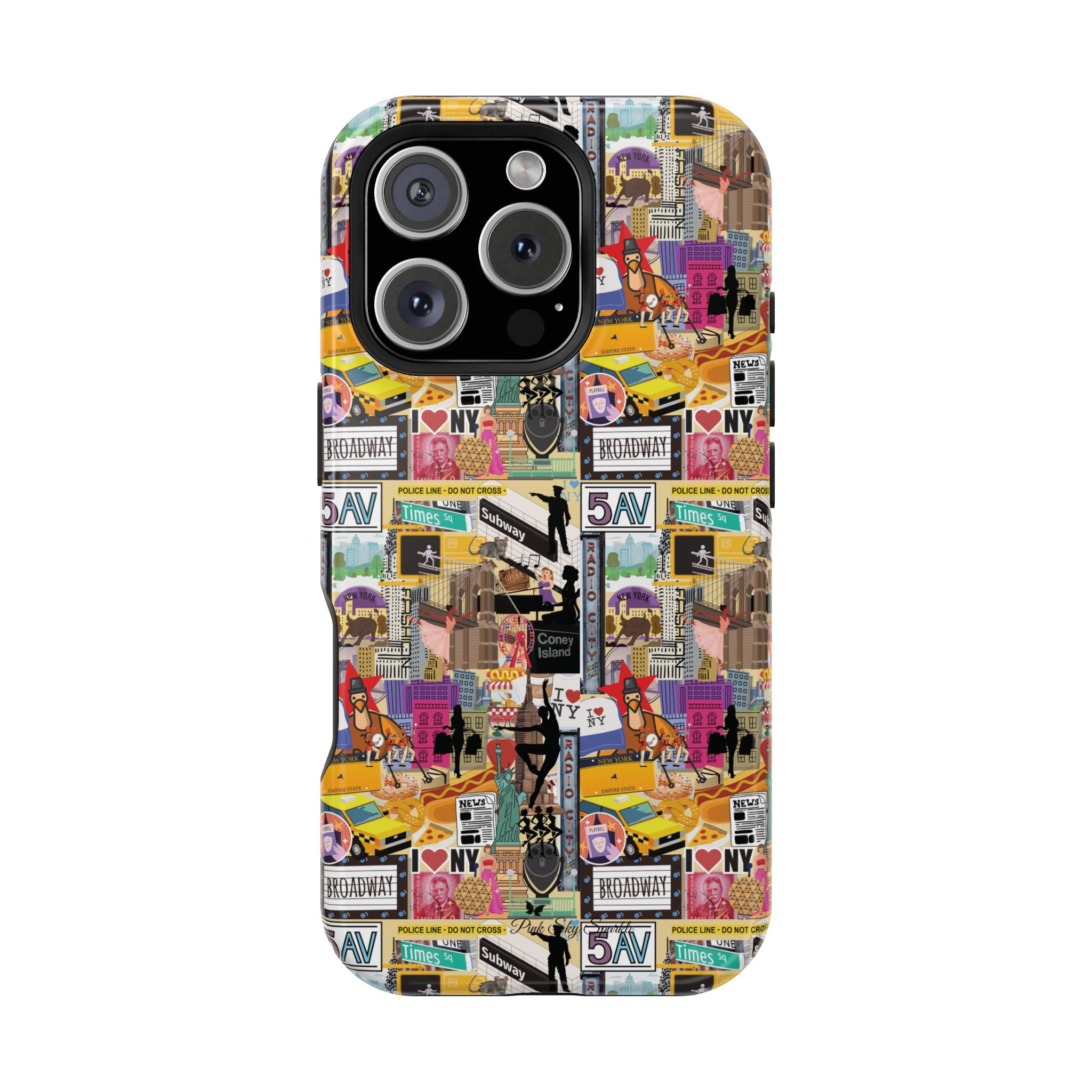 Vibrant New York New York Magnetic iPhone Case