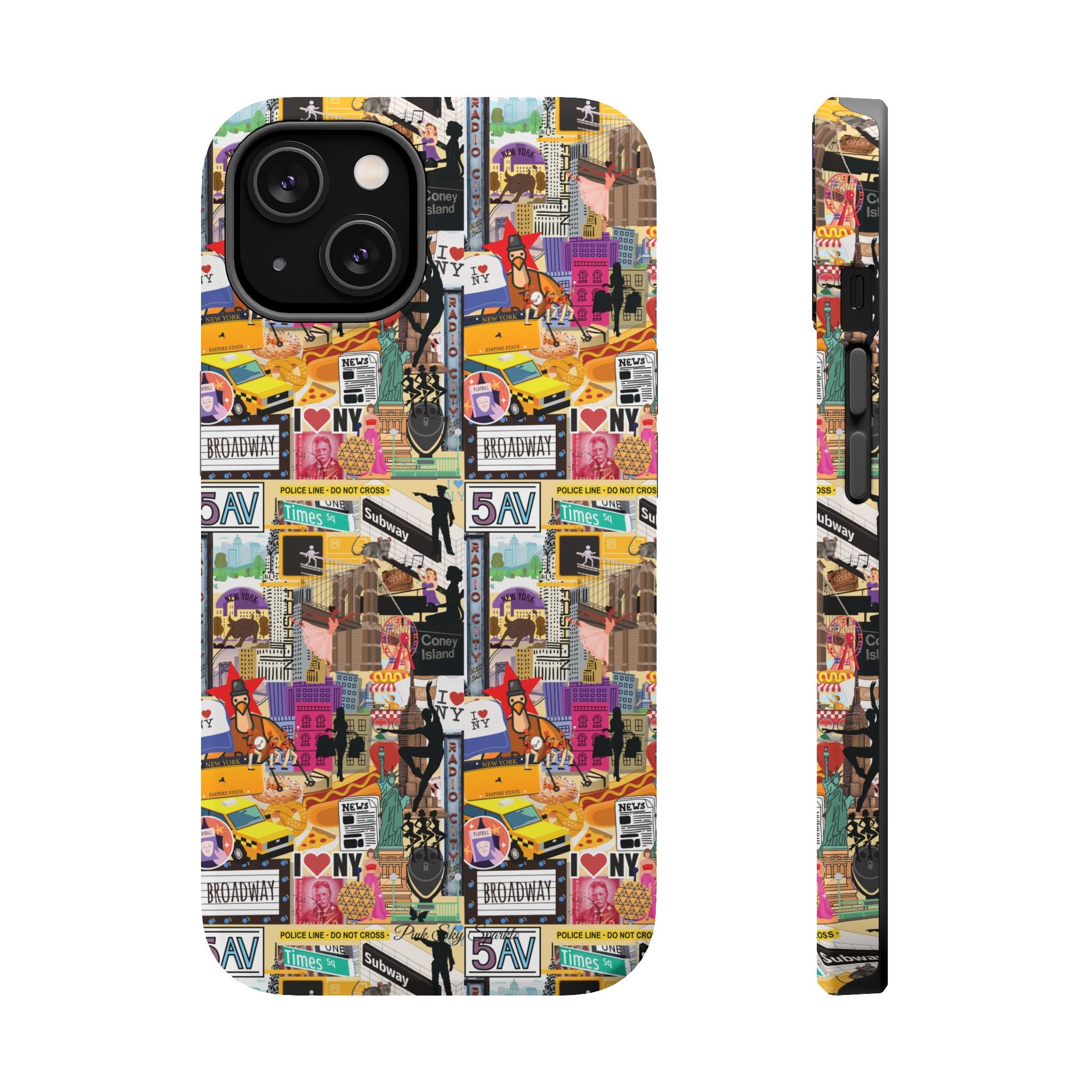 Vibrant New York New York Magnetic iPhone Case