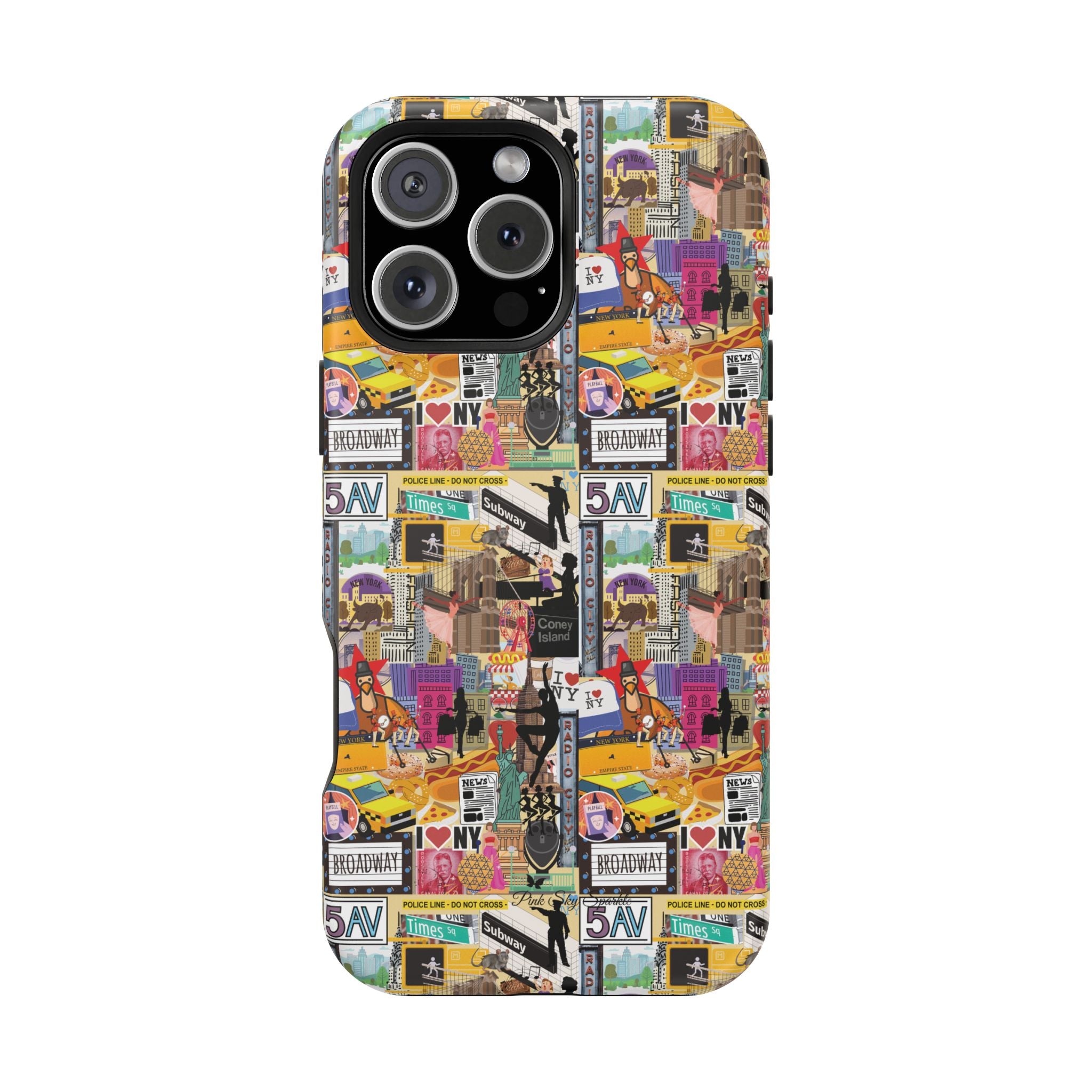 Vibrant New York New York Magnetic iPhone Case