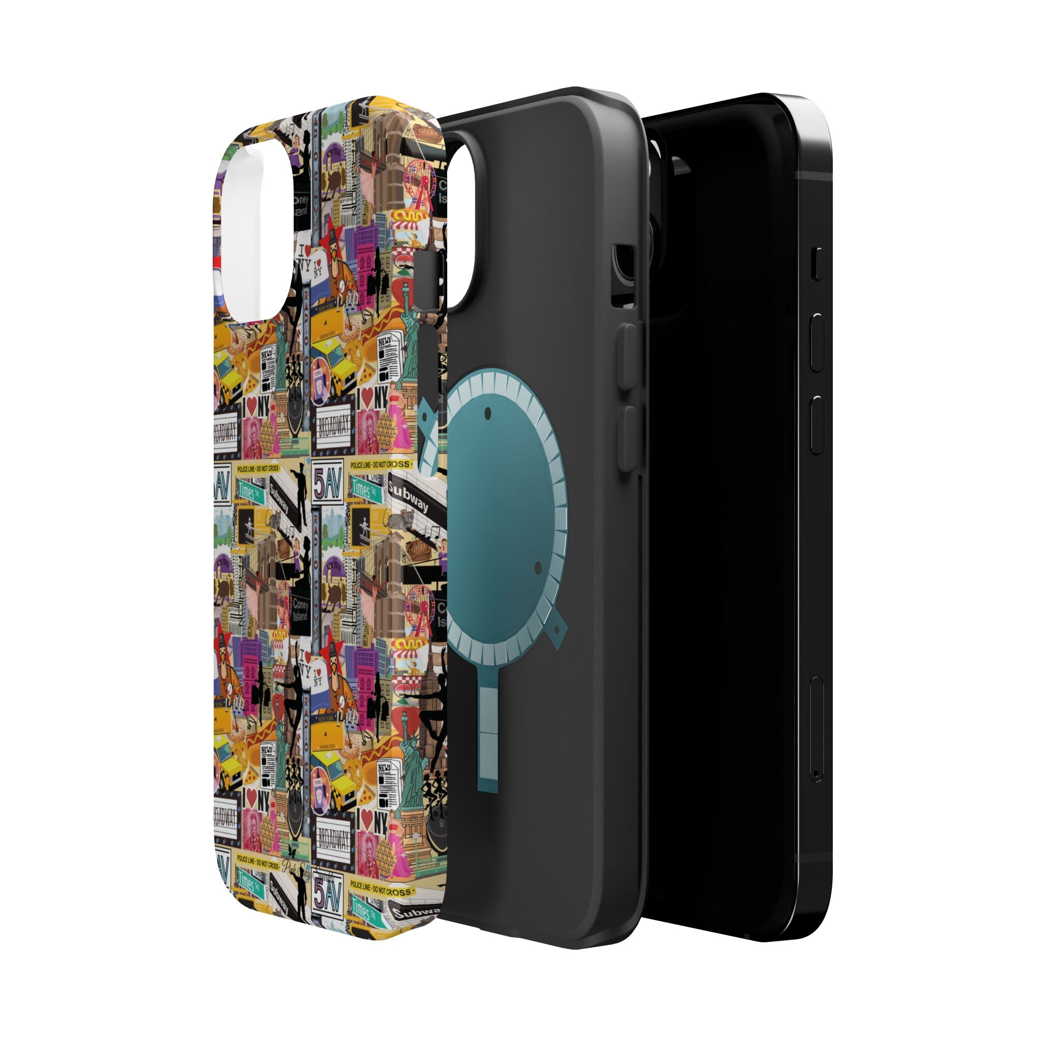 Vibrant New York New York Magnetic iPhone Case