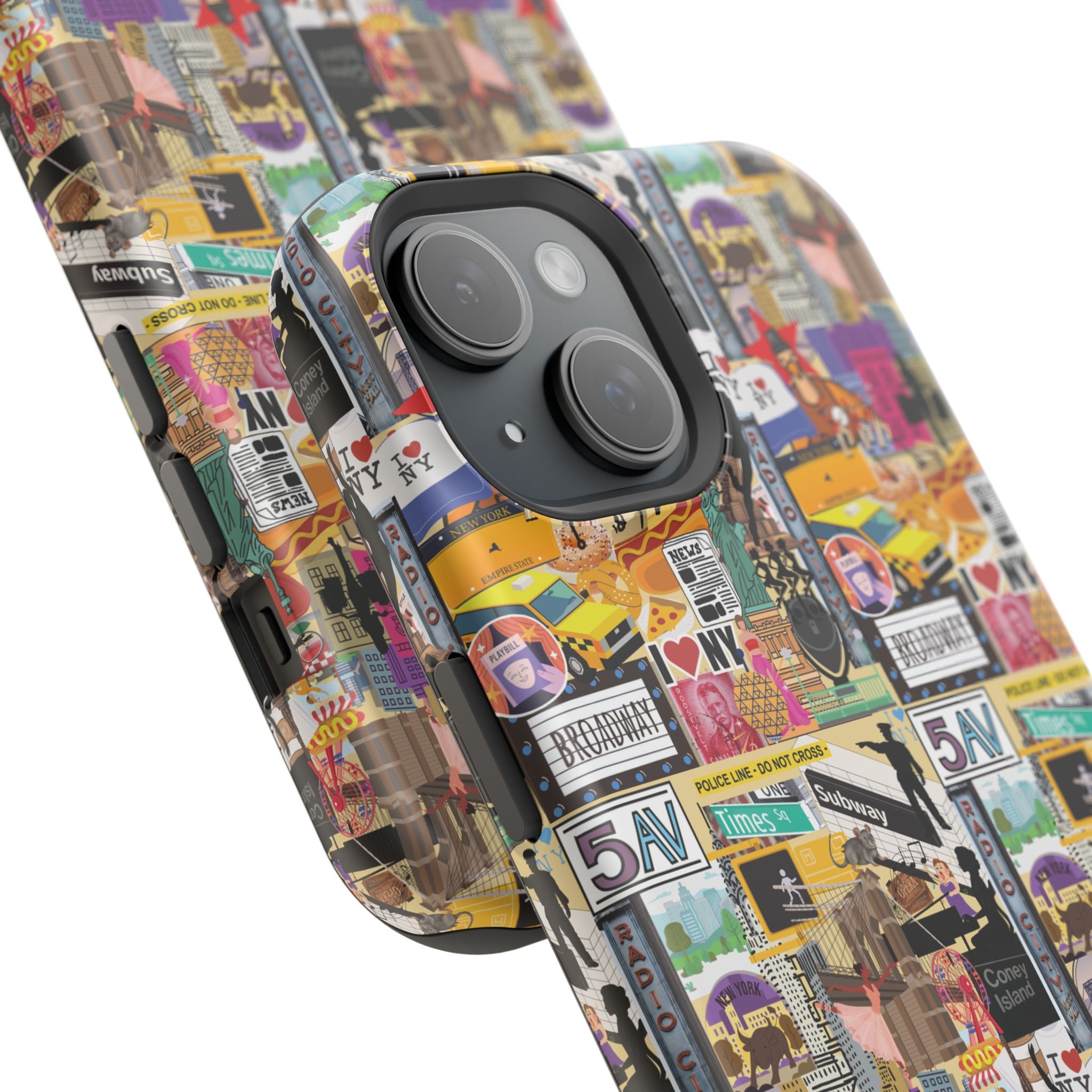 Vibrant New York New York Magnetic iPhone Case