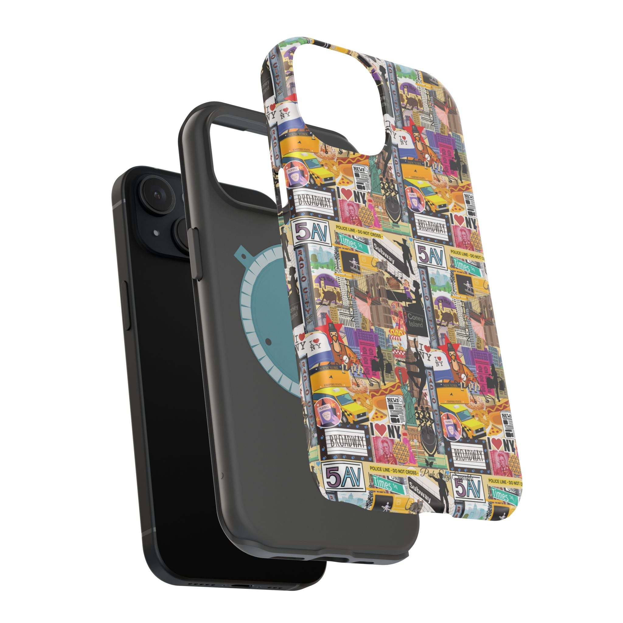Vibrant New York New York Magnetic iPhone Case