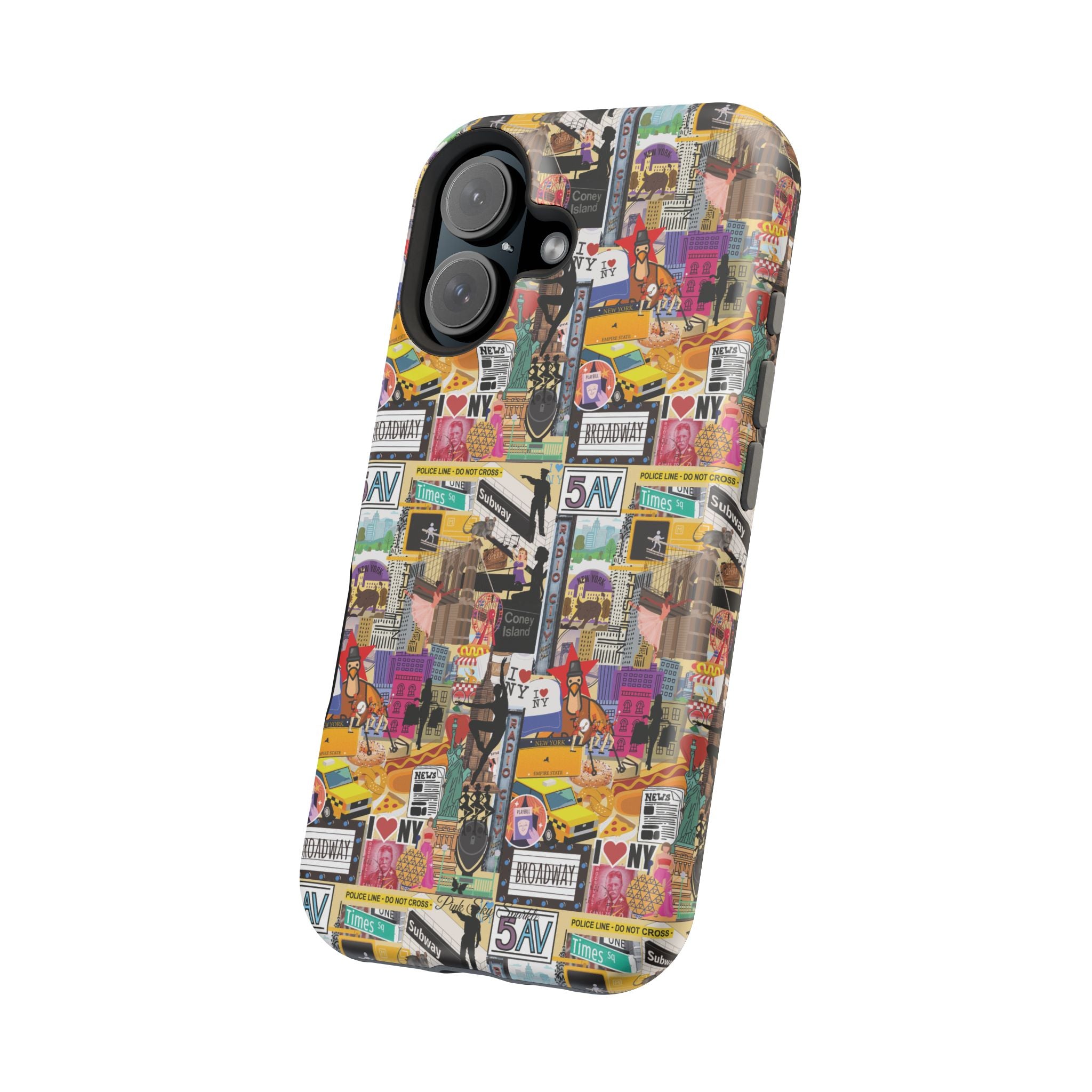 Vibrant New York New York Magnetic iPhone Case