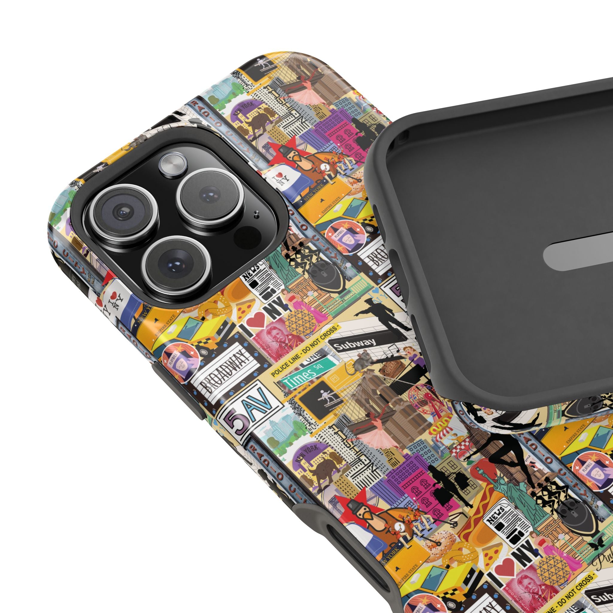 Vibrant New York New York Magnetic iPhone Case