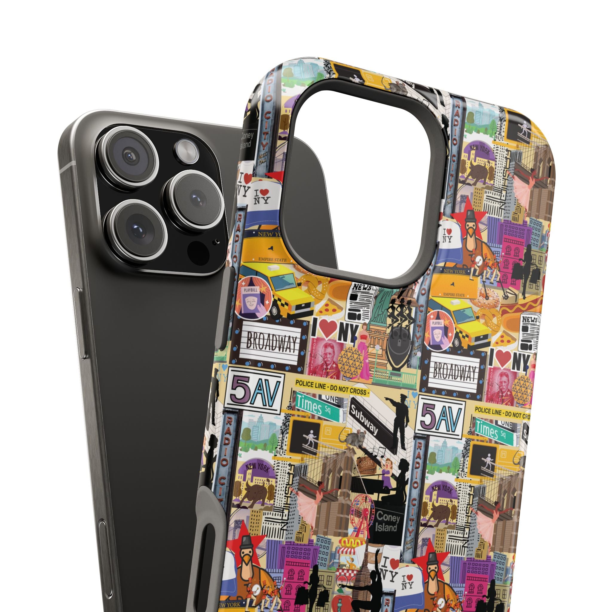 Vibrant New York New York Magnetic iPhone Case