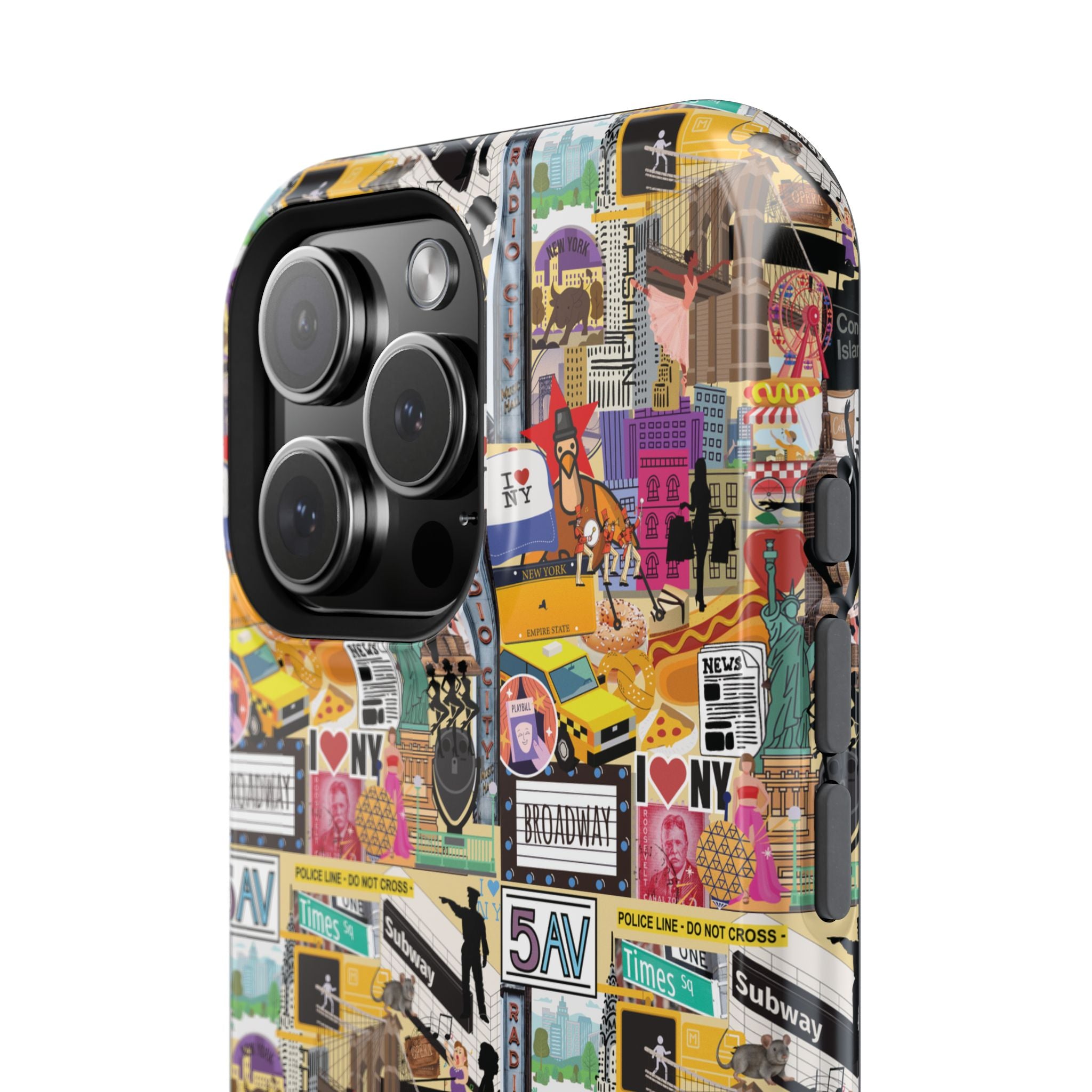 Vibrant New York New York Magnetic iPhone Case