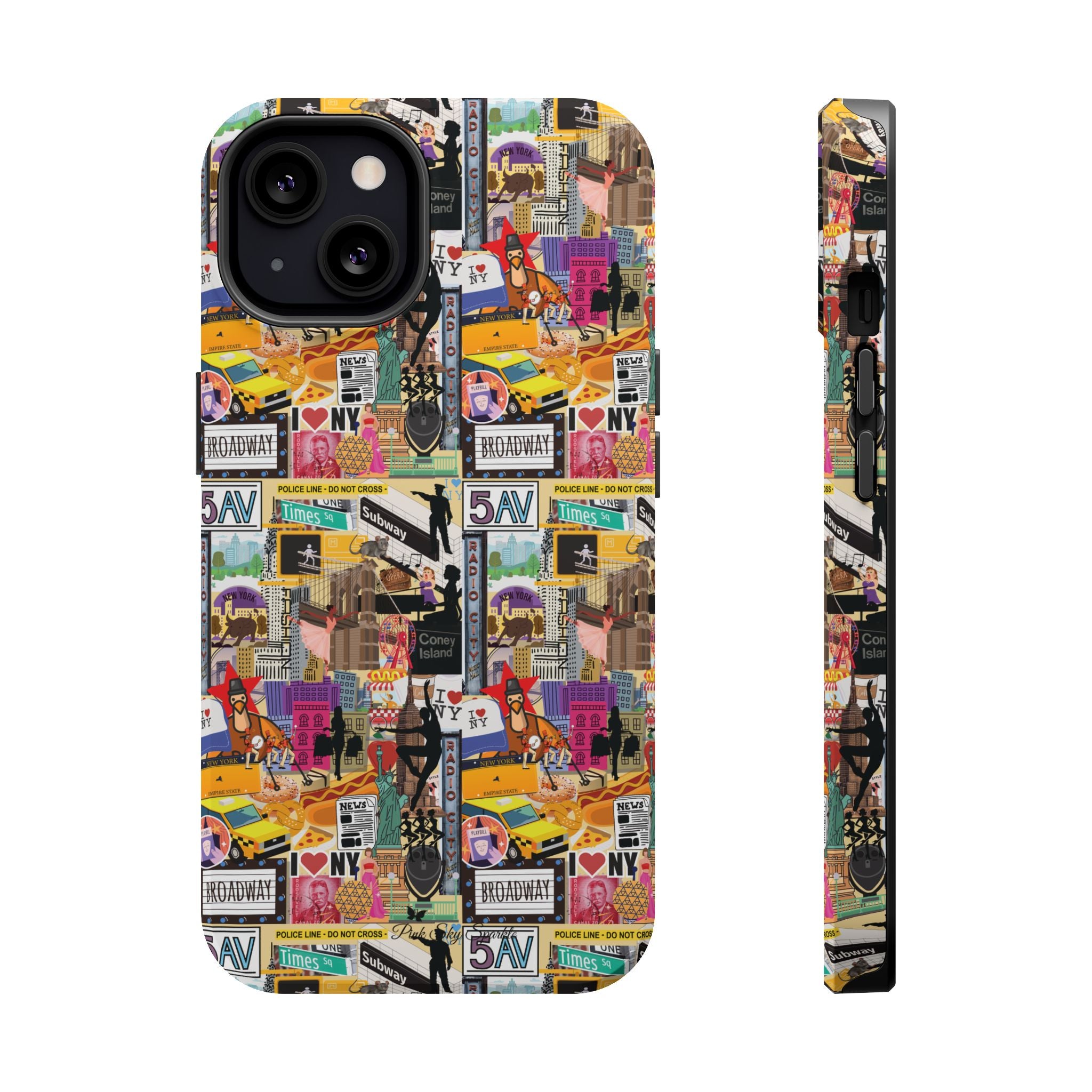 Vibrant New York New York Magnetic iPhone Case
