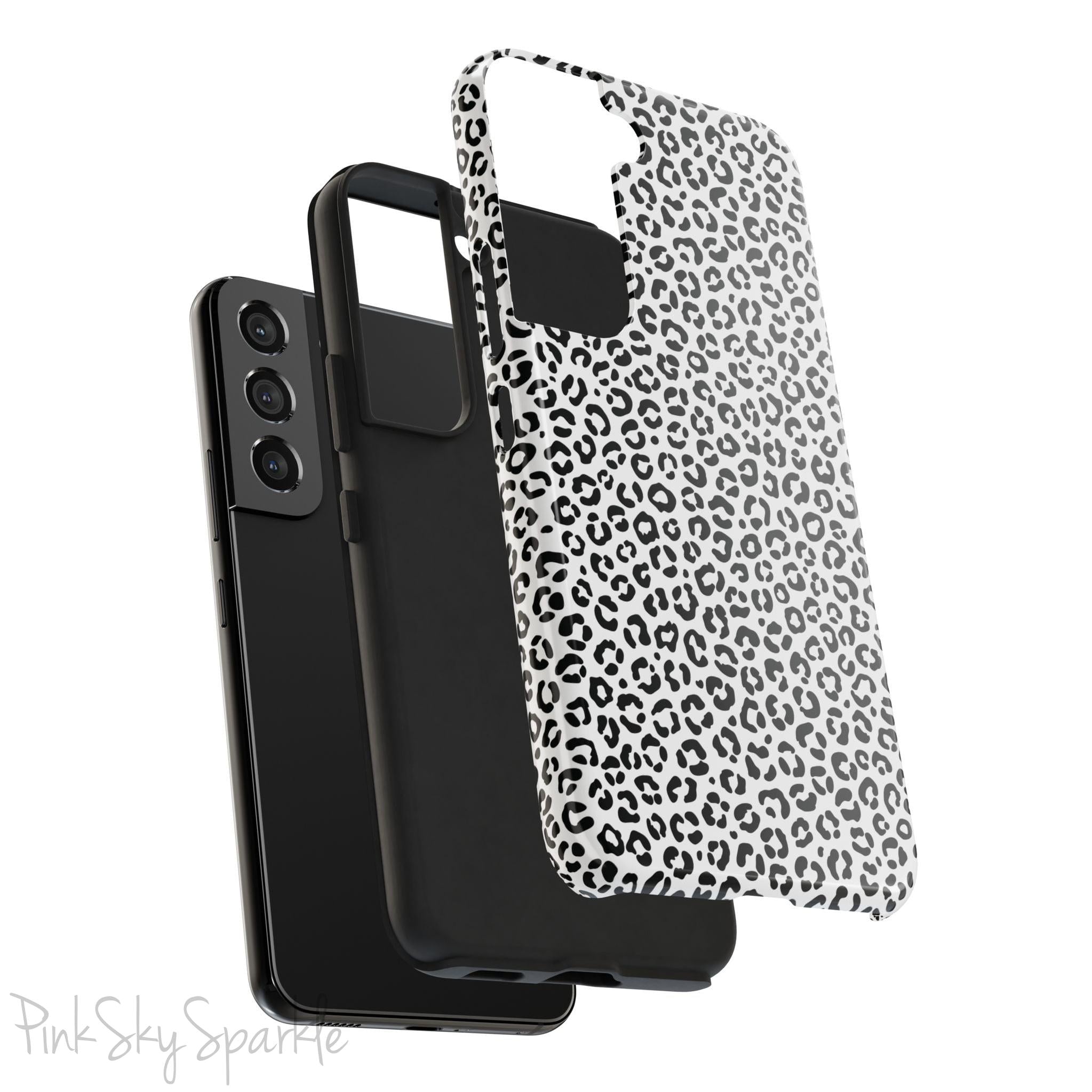 Noir Leopard Samsung Galaxy Phone Case