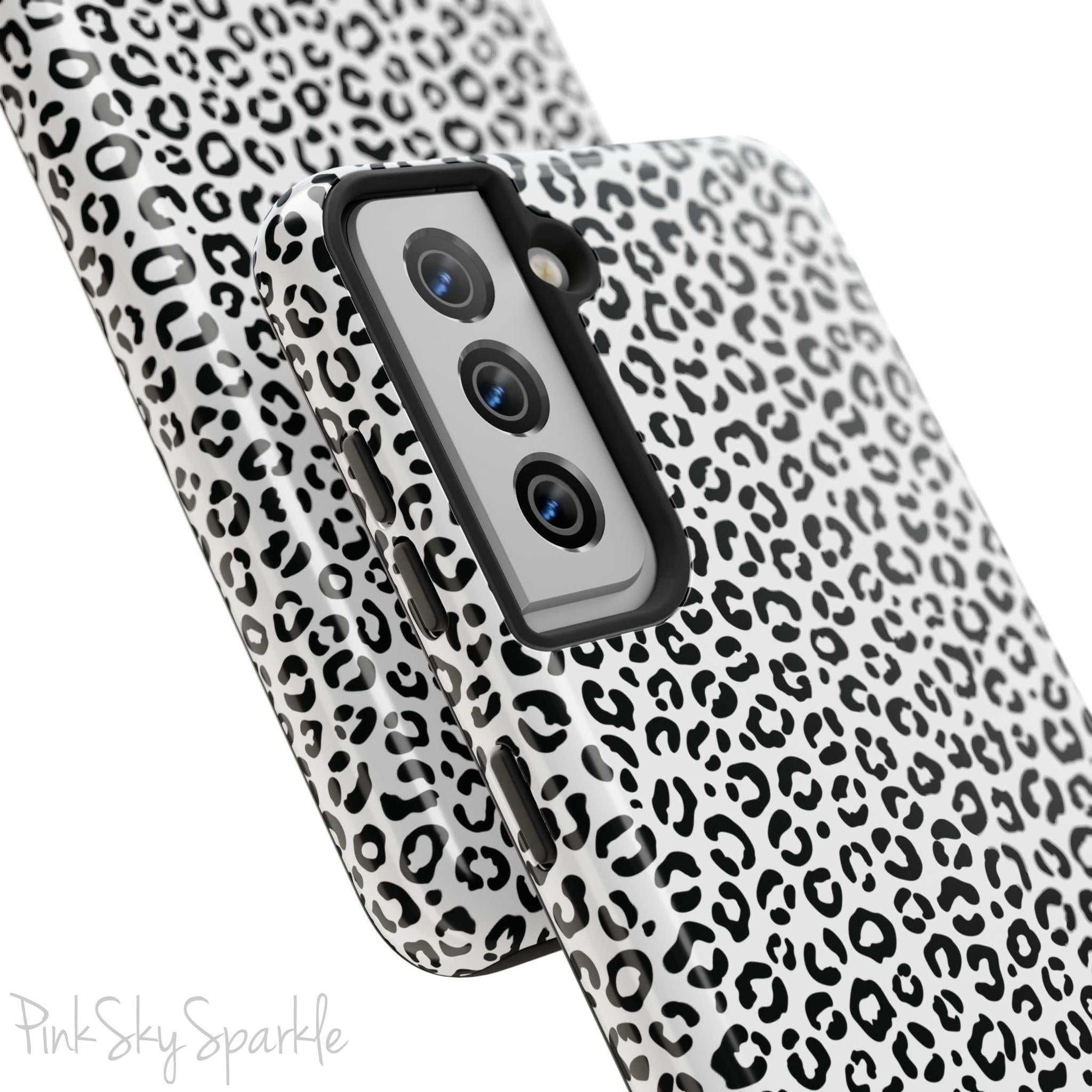 Noir Leopard Samsung Galaxy Phone Case
