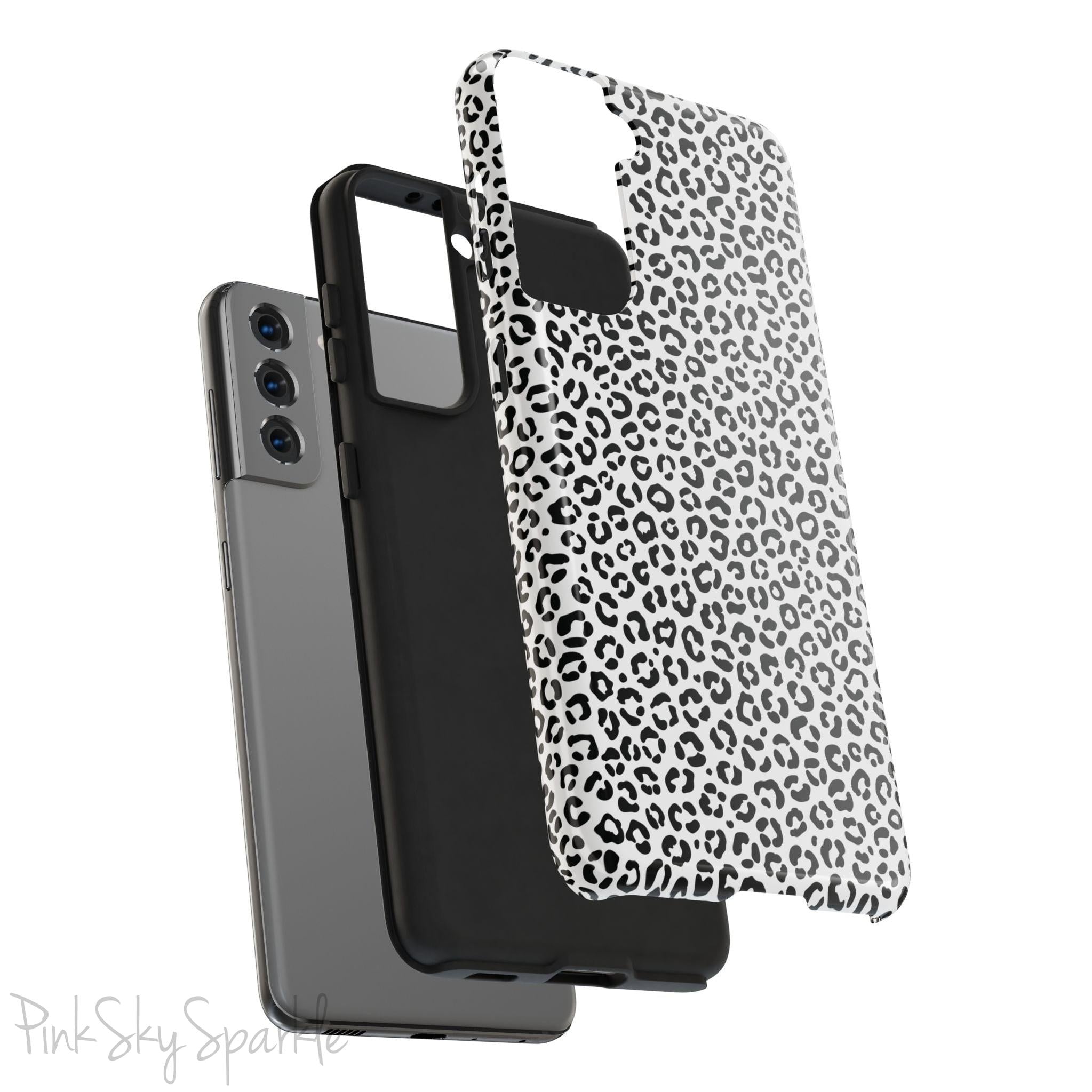 Noir Leopard Samsung Galaxy Phone Case