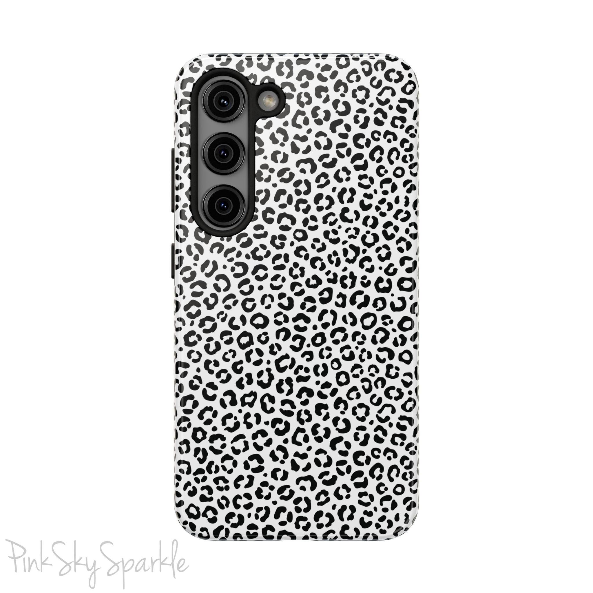 Noir Leopard Samsung Galaxy Phone Case