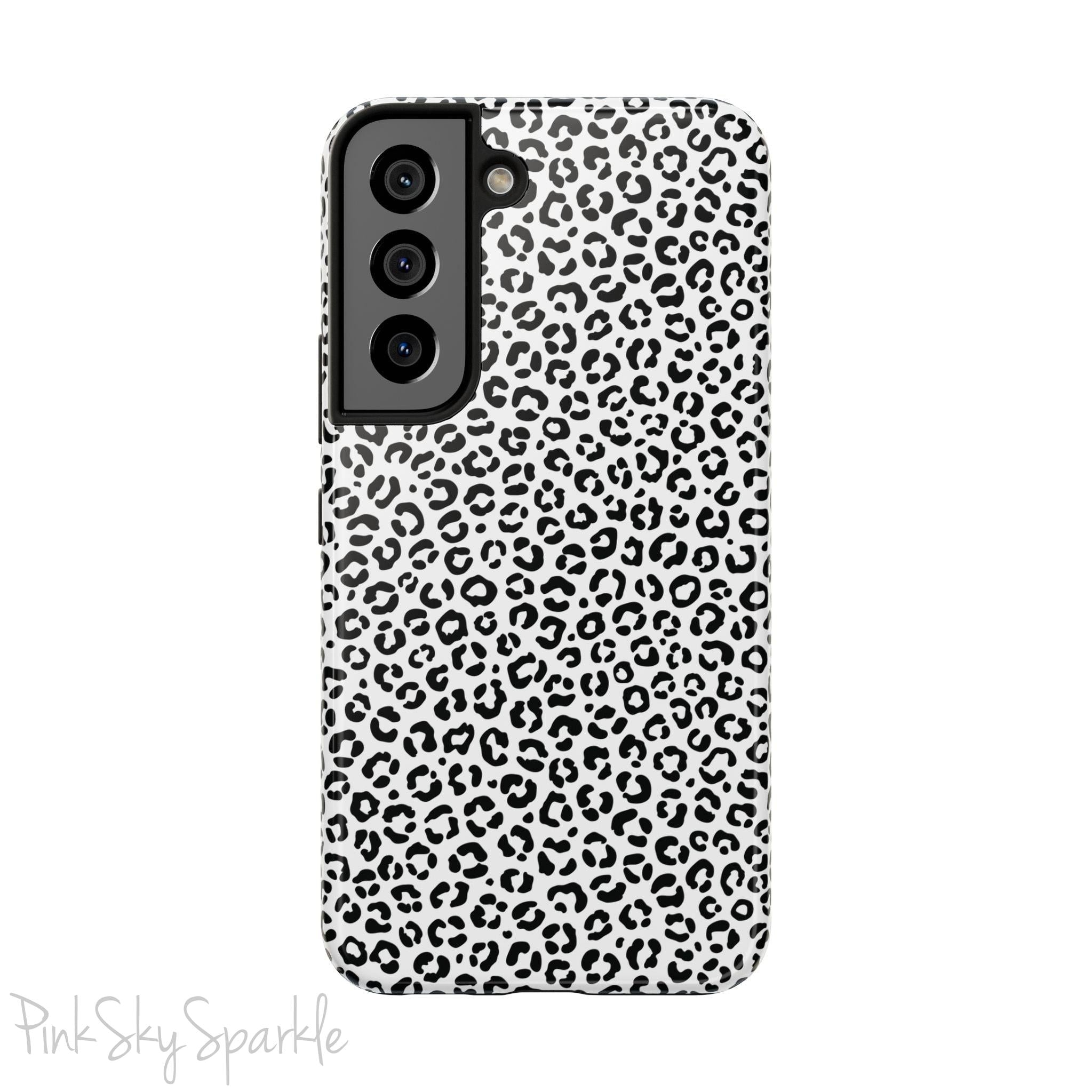 Noir Leopard Samsung Galaxy Phone Case