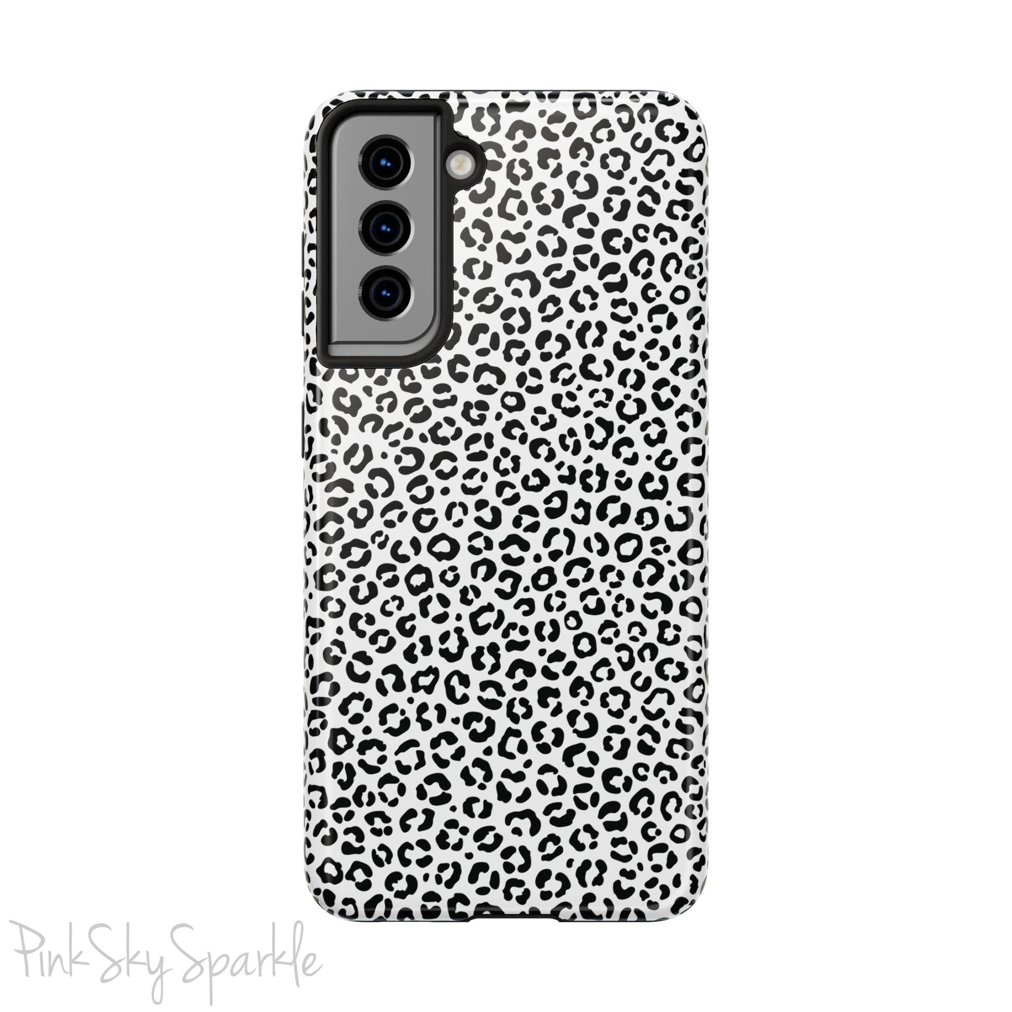 Noir Leopard Samsung Galaxy Phone Case
