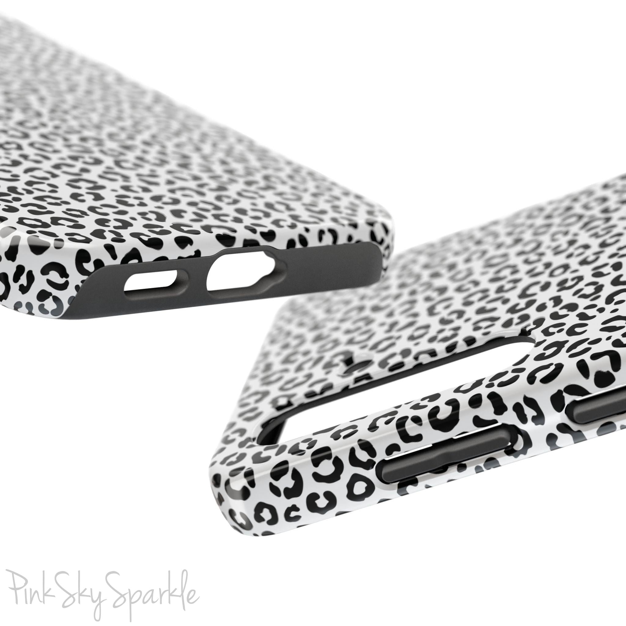 Noir Leopard Samsung Galaxy Phone Case