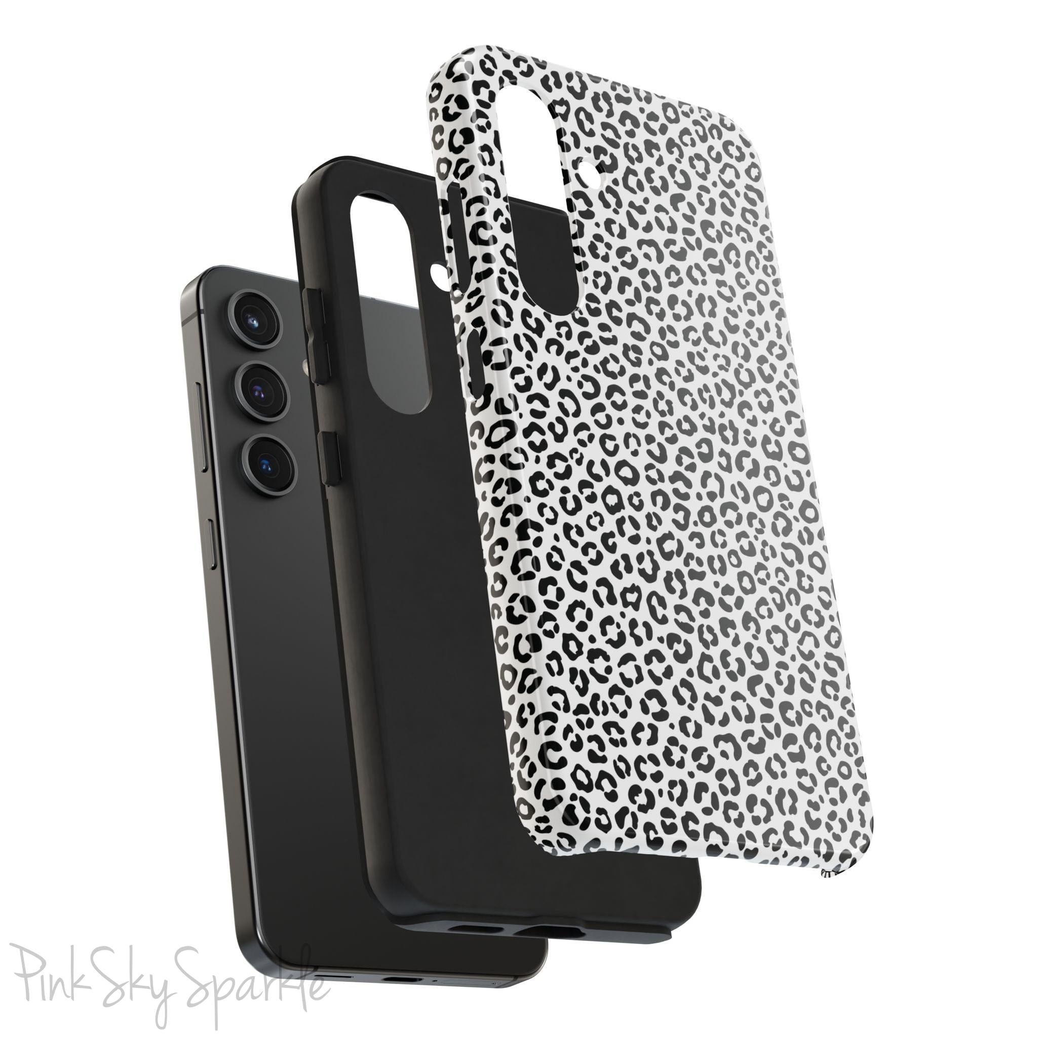 Noir Leopard Samsung Galaxy Phone Case