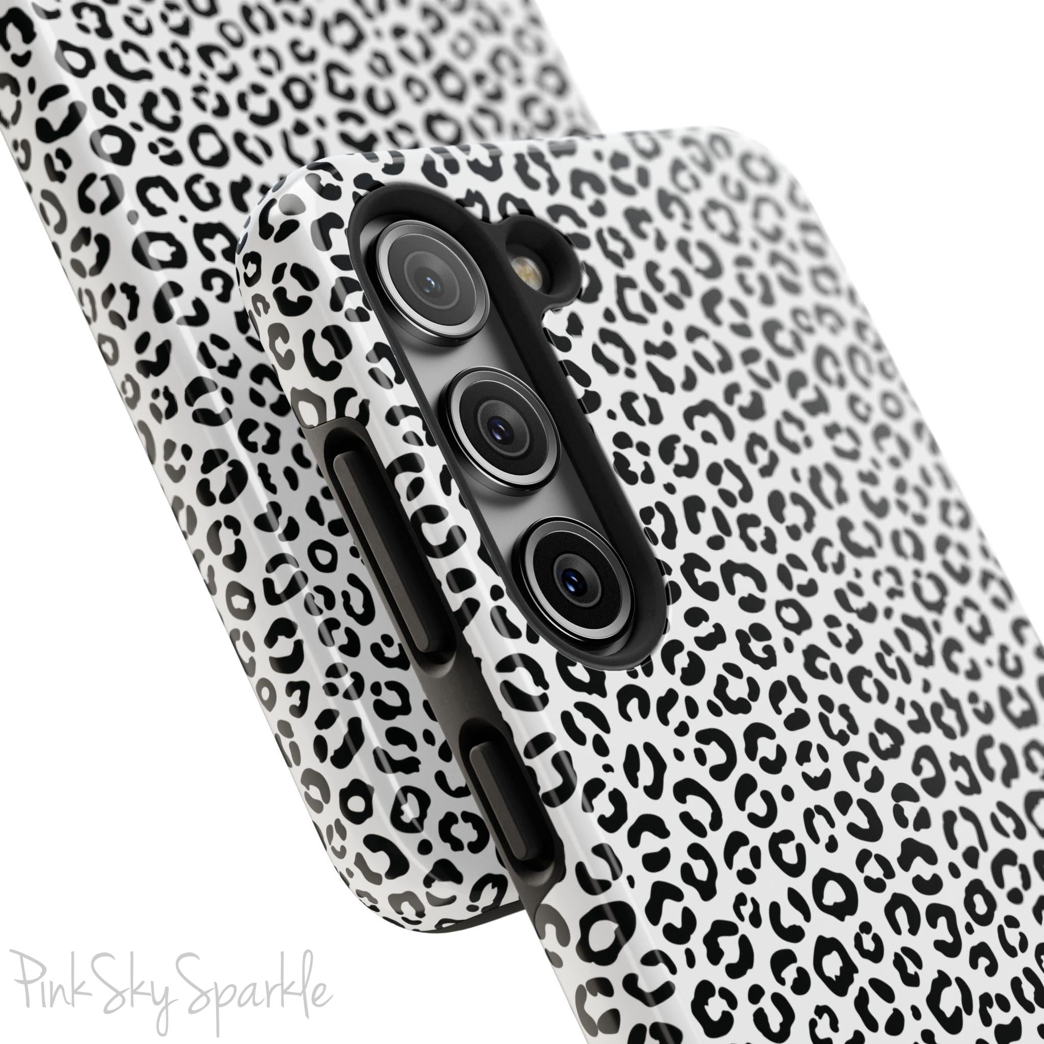 Noir Leopard Samsung Galaxy Phone Case