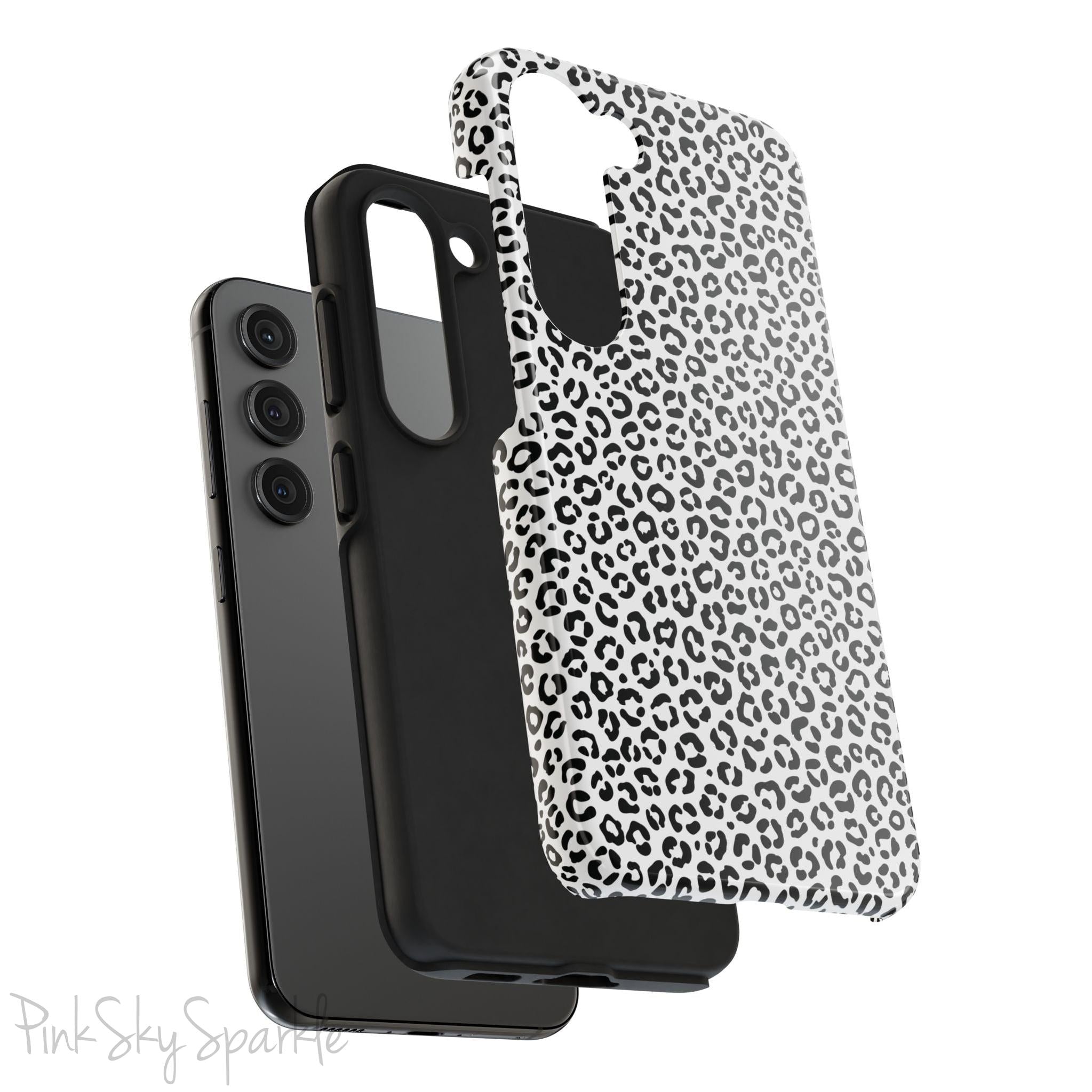 Noir Leopard Samsung Galaxy Phone Case