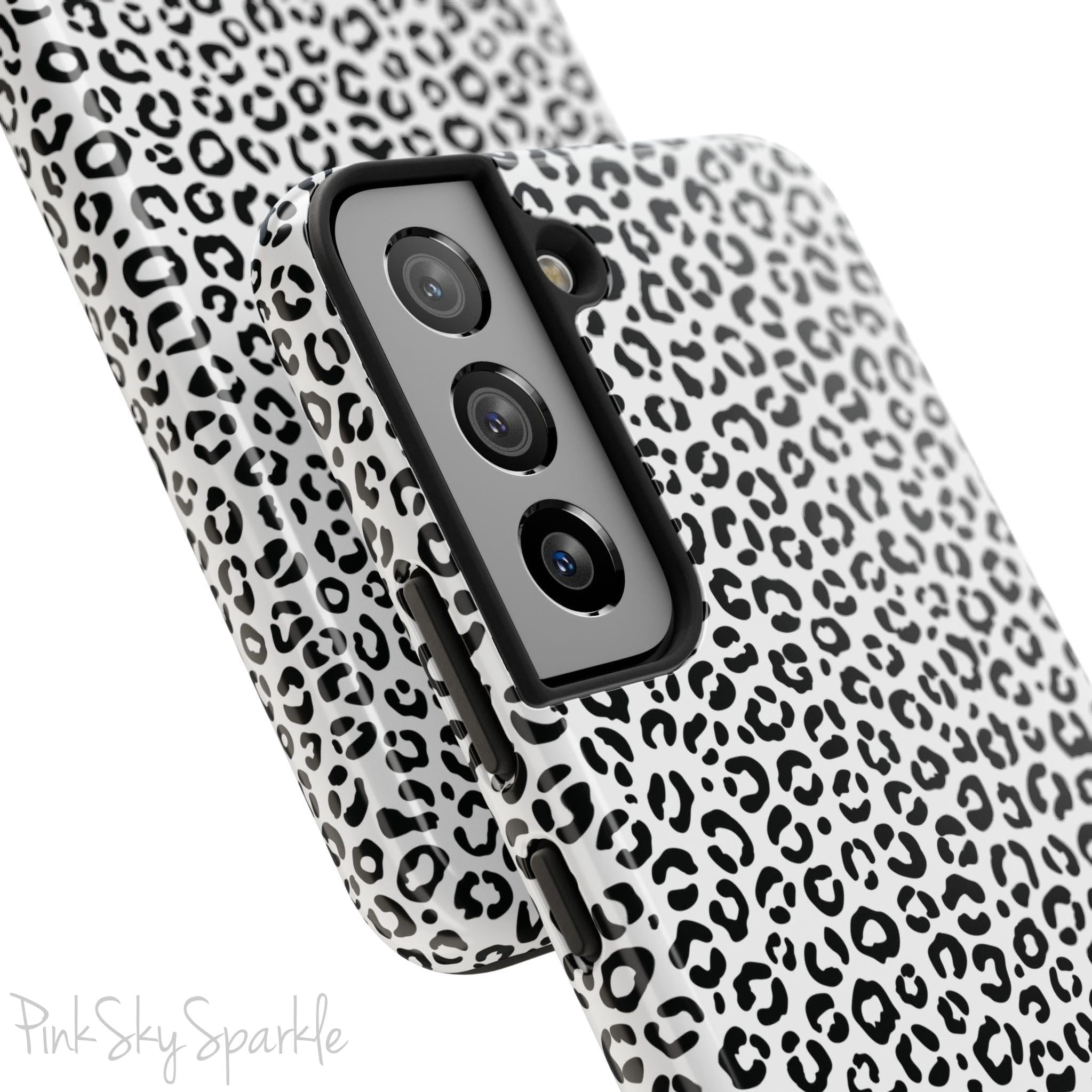 Noir Leopard Samsung Galaxy Phone Case