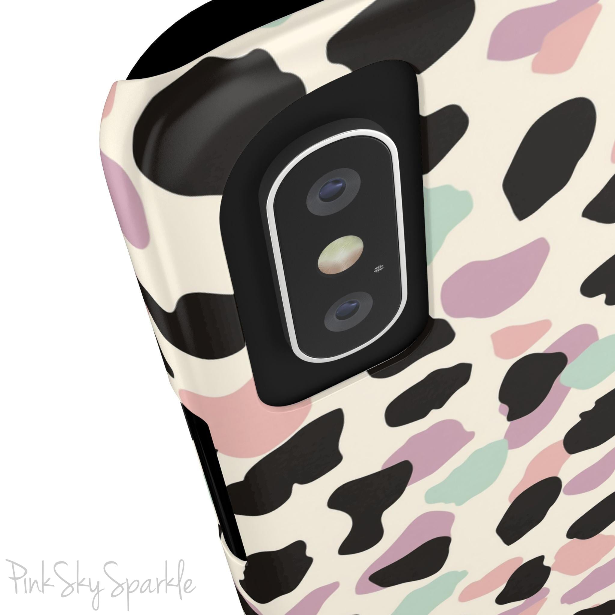 Pastel Cheetah Print Slim iPhone Case