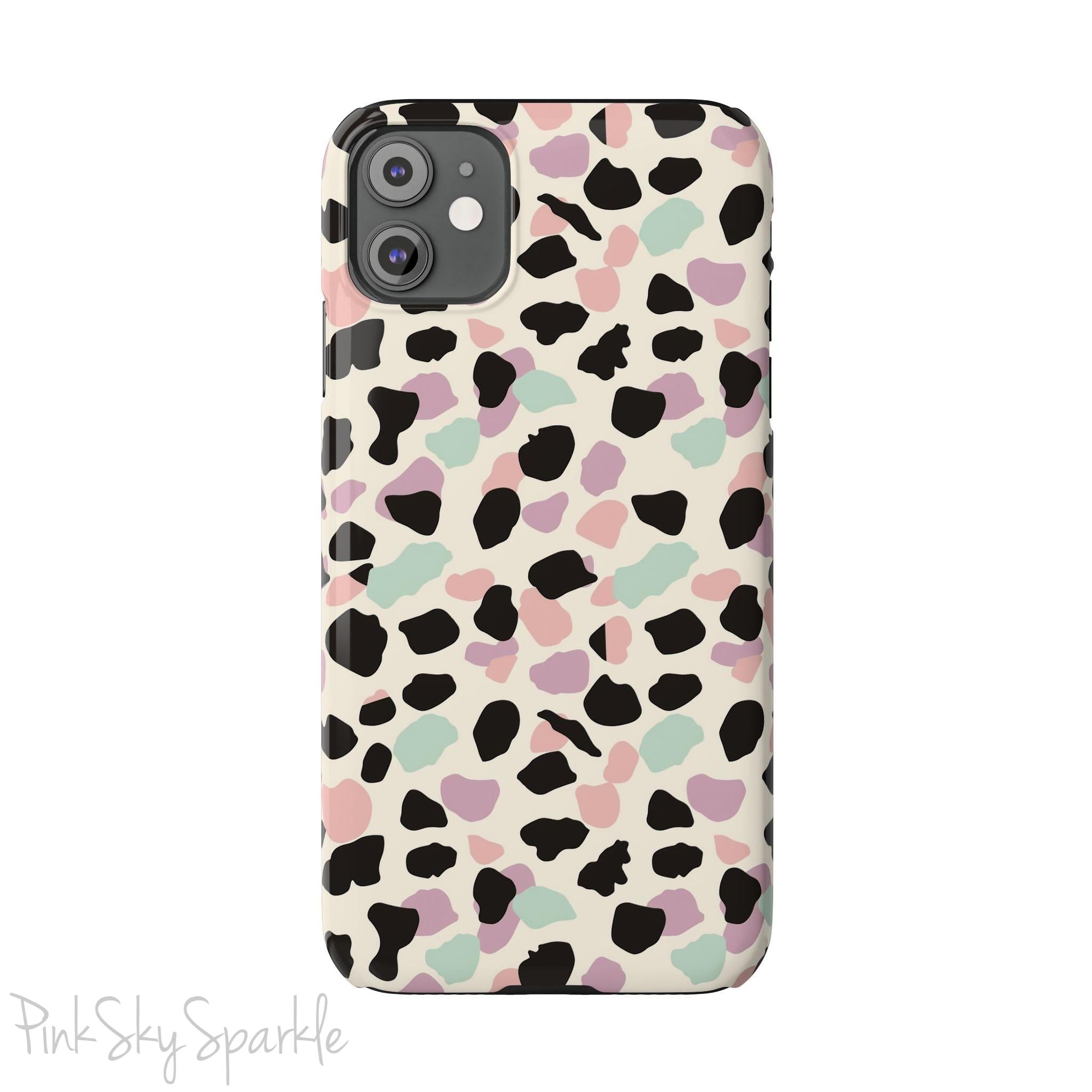 Pastel Cheetah Print Slim iPhone Case