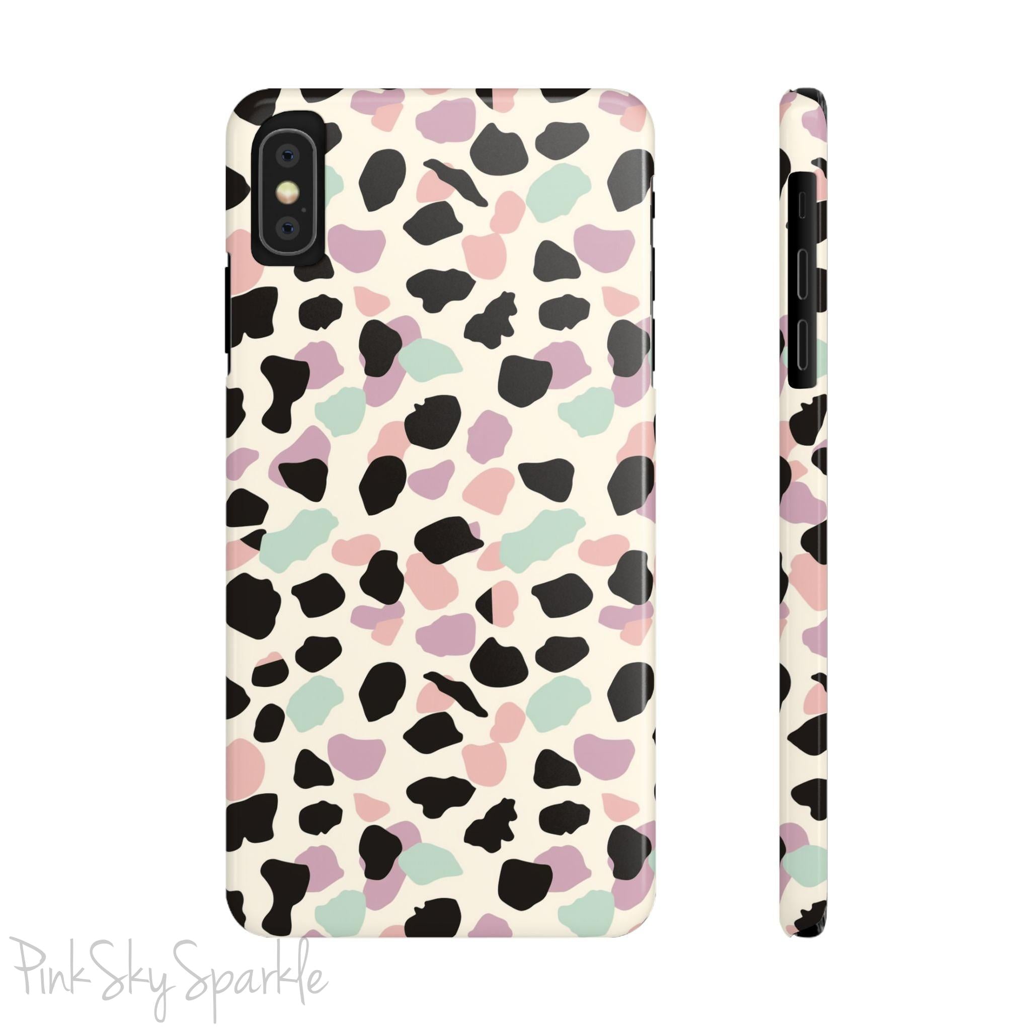 Pastel Cheetah Print Slim iPhone Case