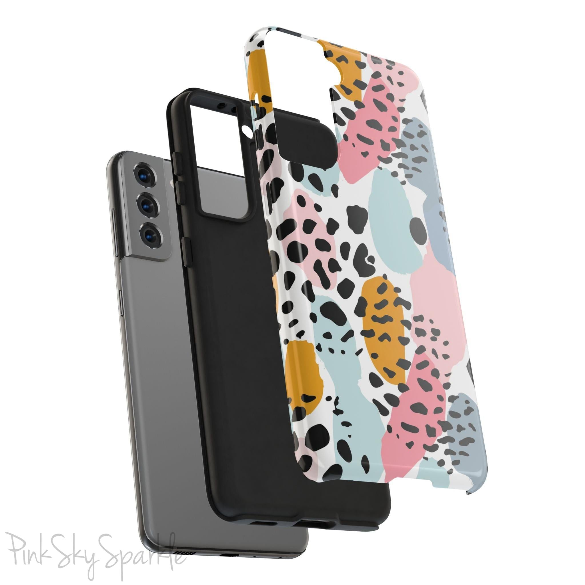 Pastel Leopard Print Samsung Galaxy Phone Case