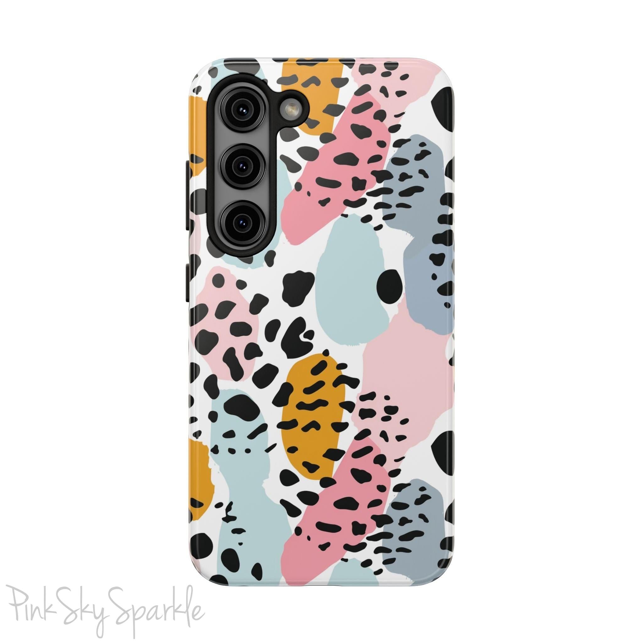 Pastel Leopard Print Samsung Galaxy Phone Case