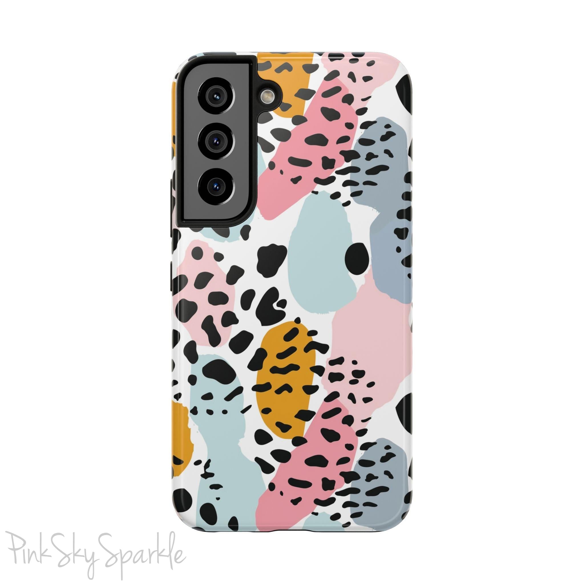 Pastel Leopard Print Samsung Galaxy Phone Case