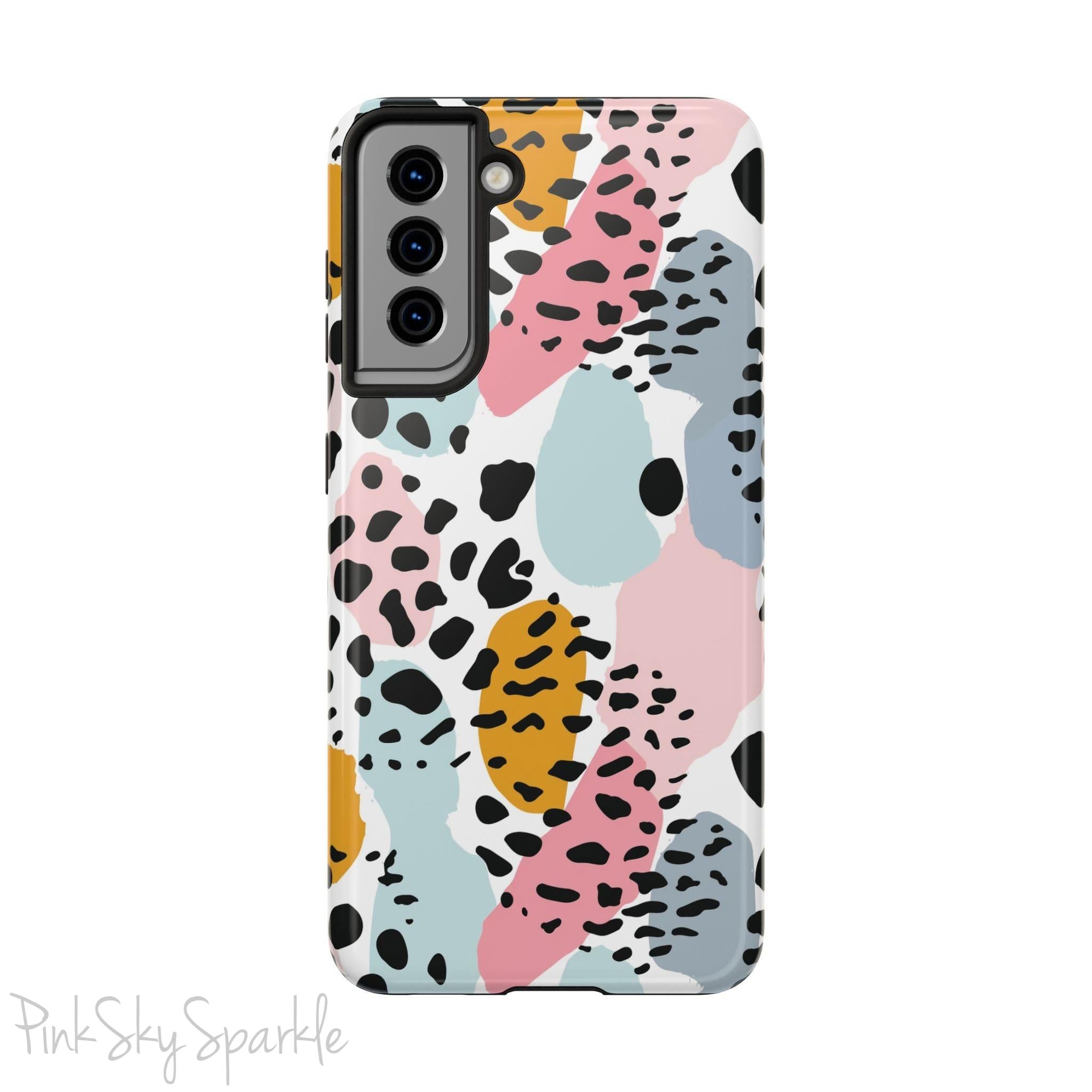 Pastel Leopard Print Samsung Galaxy Phone Case