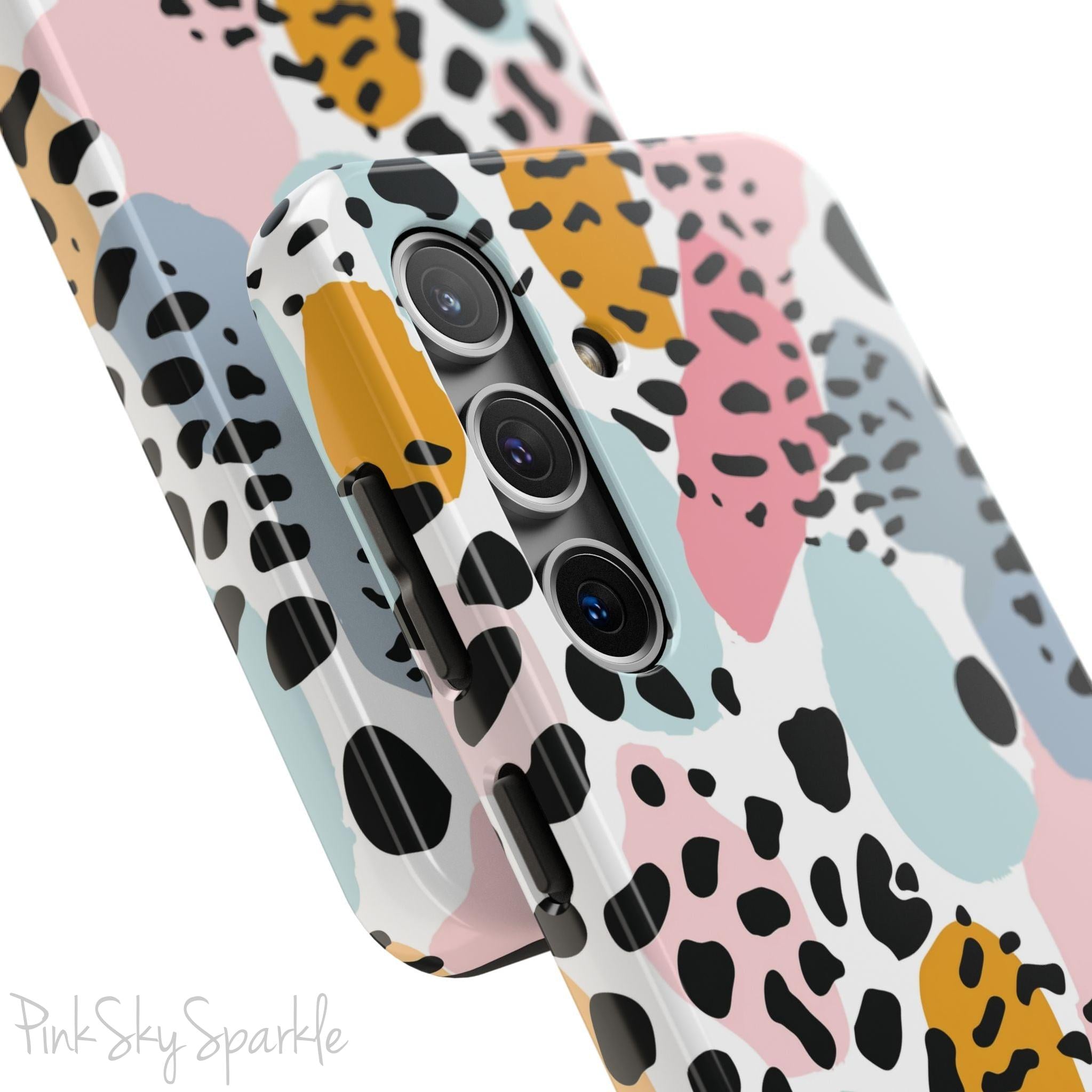 Pastel Leopard Print Samsung Galaxy Phone Case