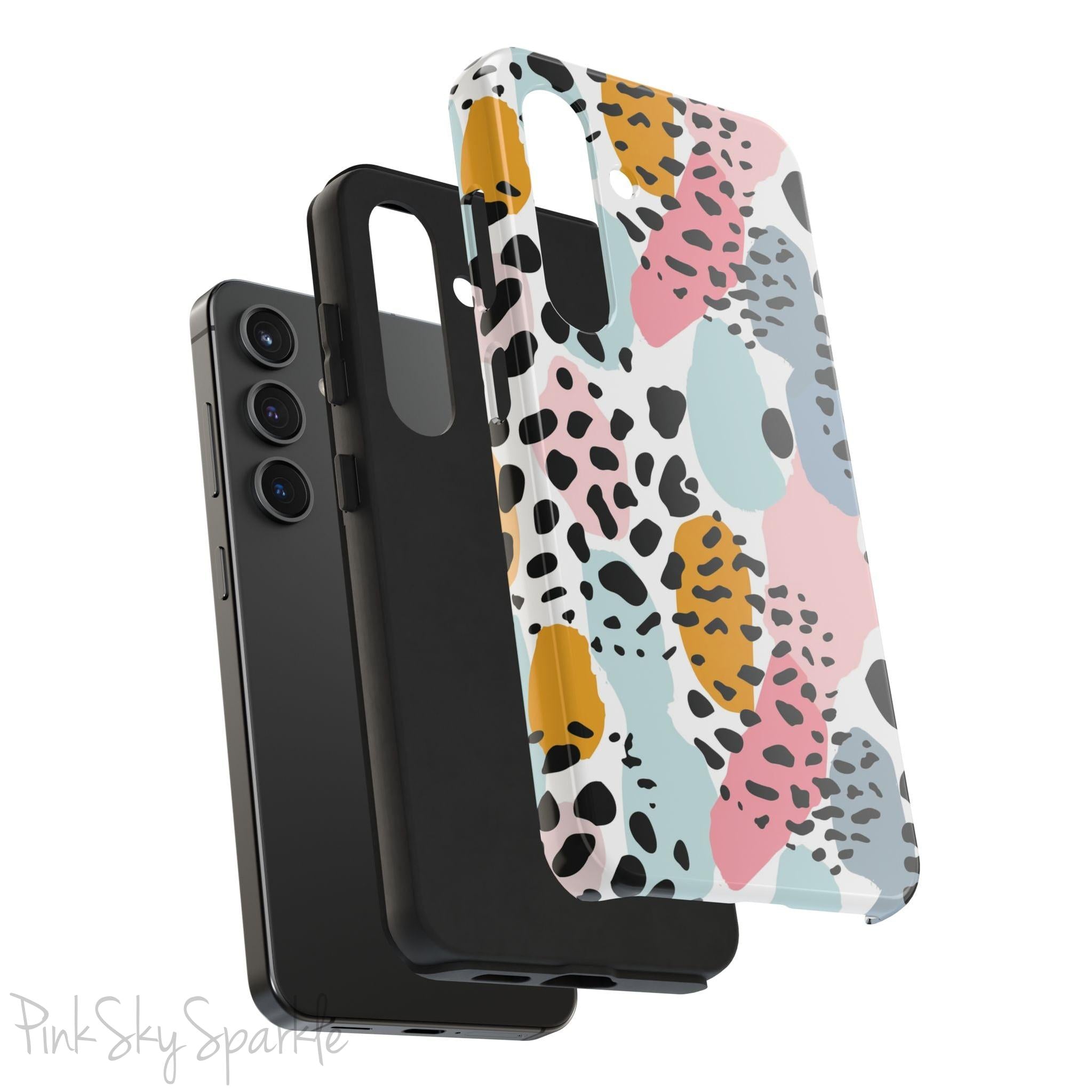 Pastel Leopard Print Samsung Galaxy Phone Case