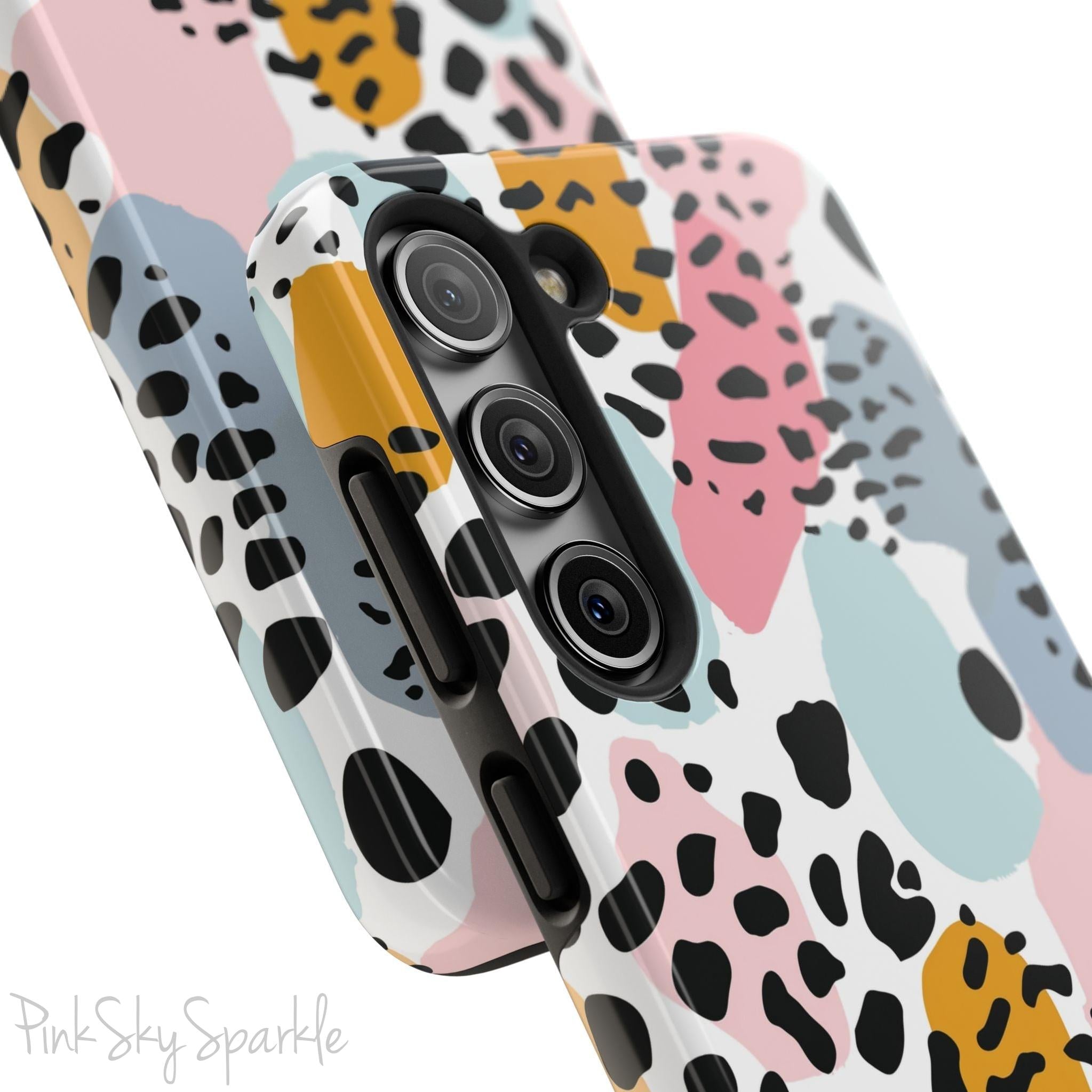 Pastel Leopard Print Samsung Galaxy Phone Case