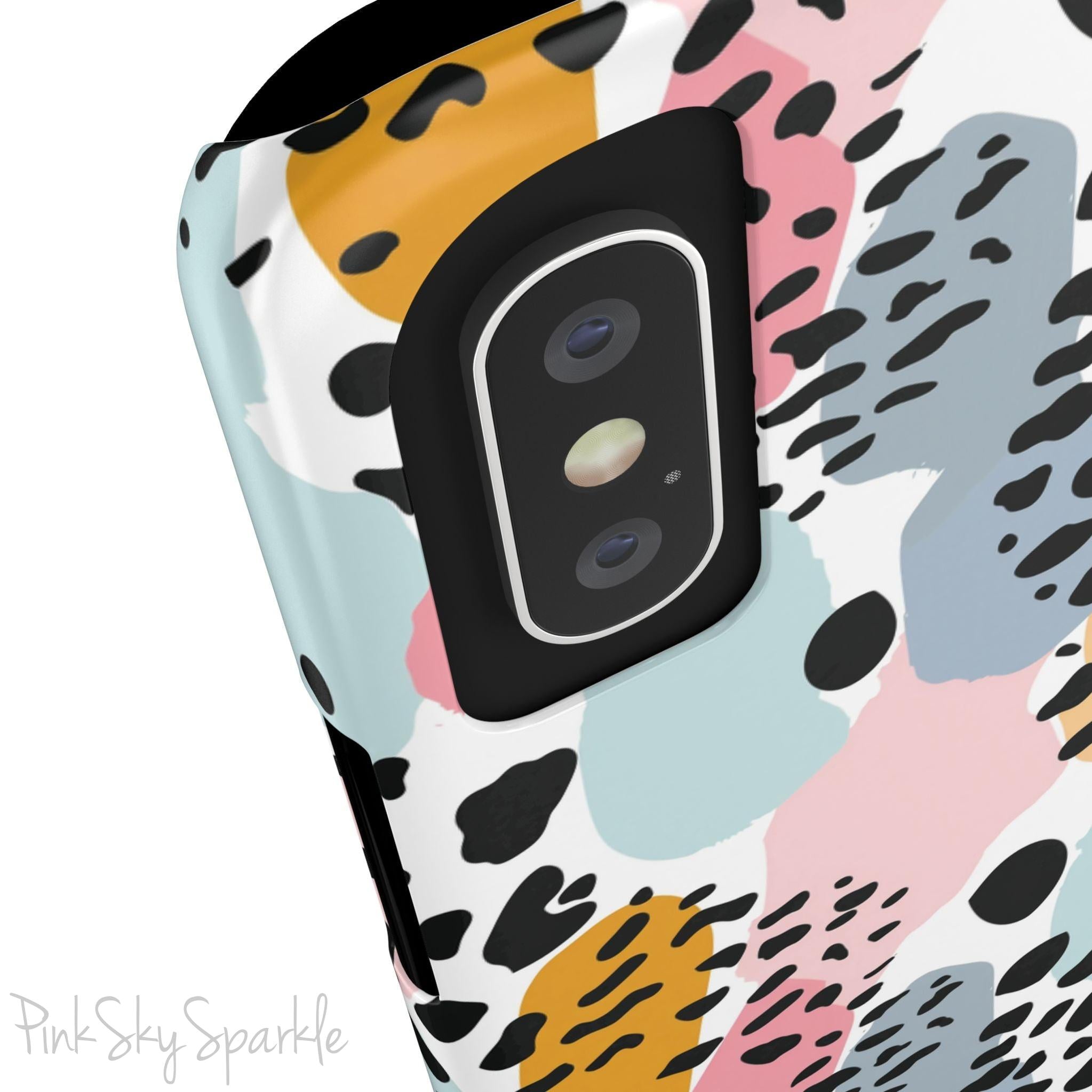 Pastel Leopard Print Slim iPhone Case