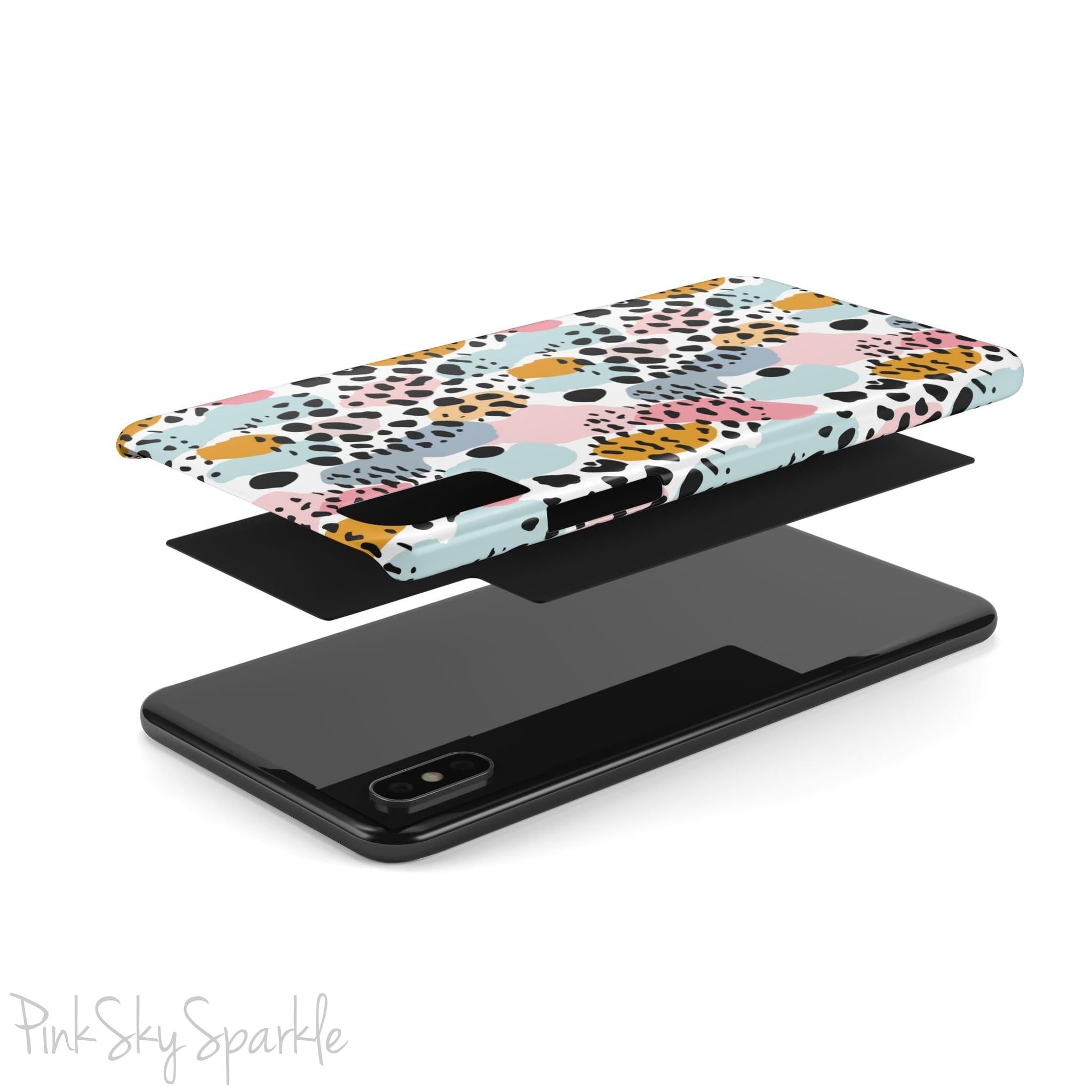 Pastel Leopard Print Slim iPhone Case