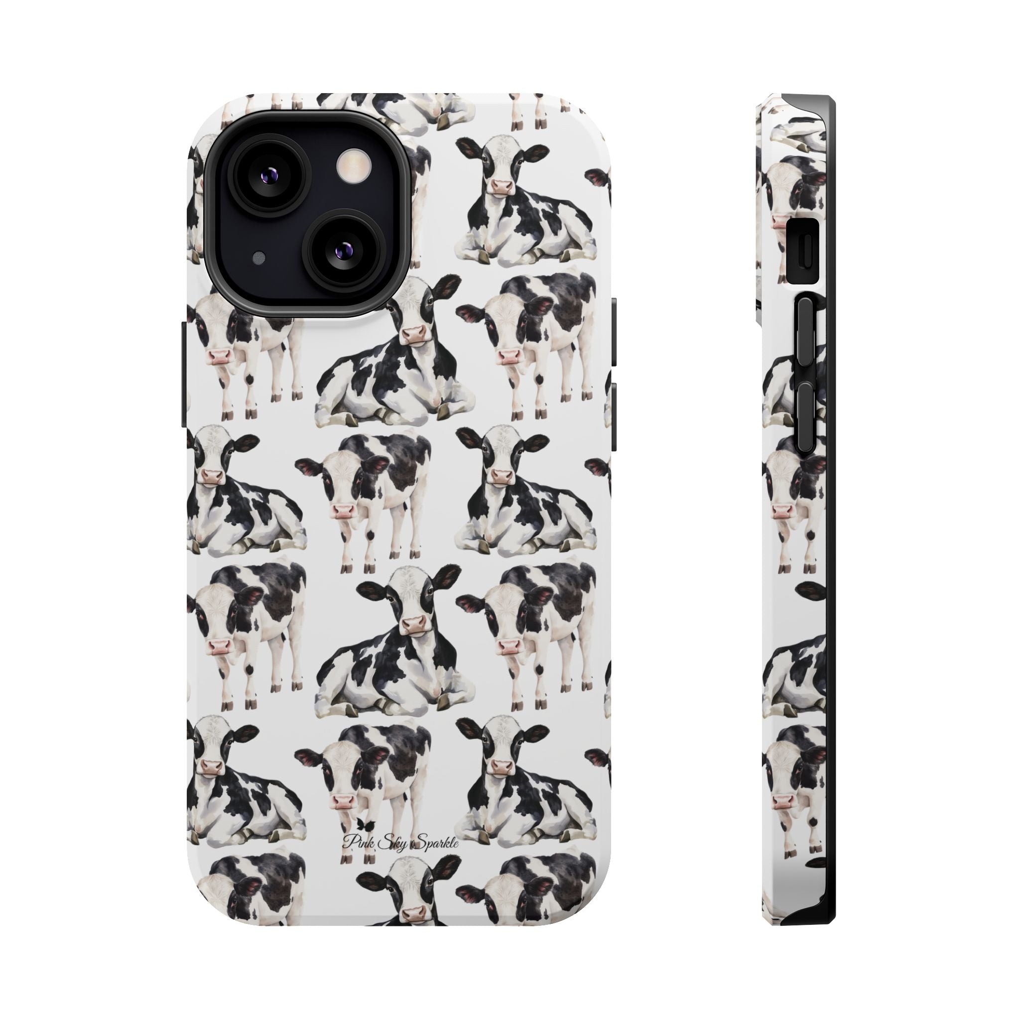 Pasture Pal Magnetic iPhone Case – Cute Cow Print Phone Case