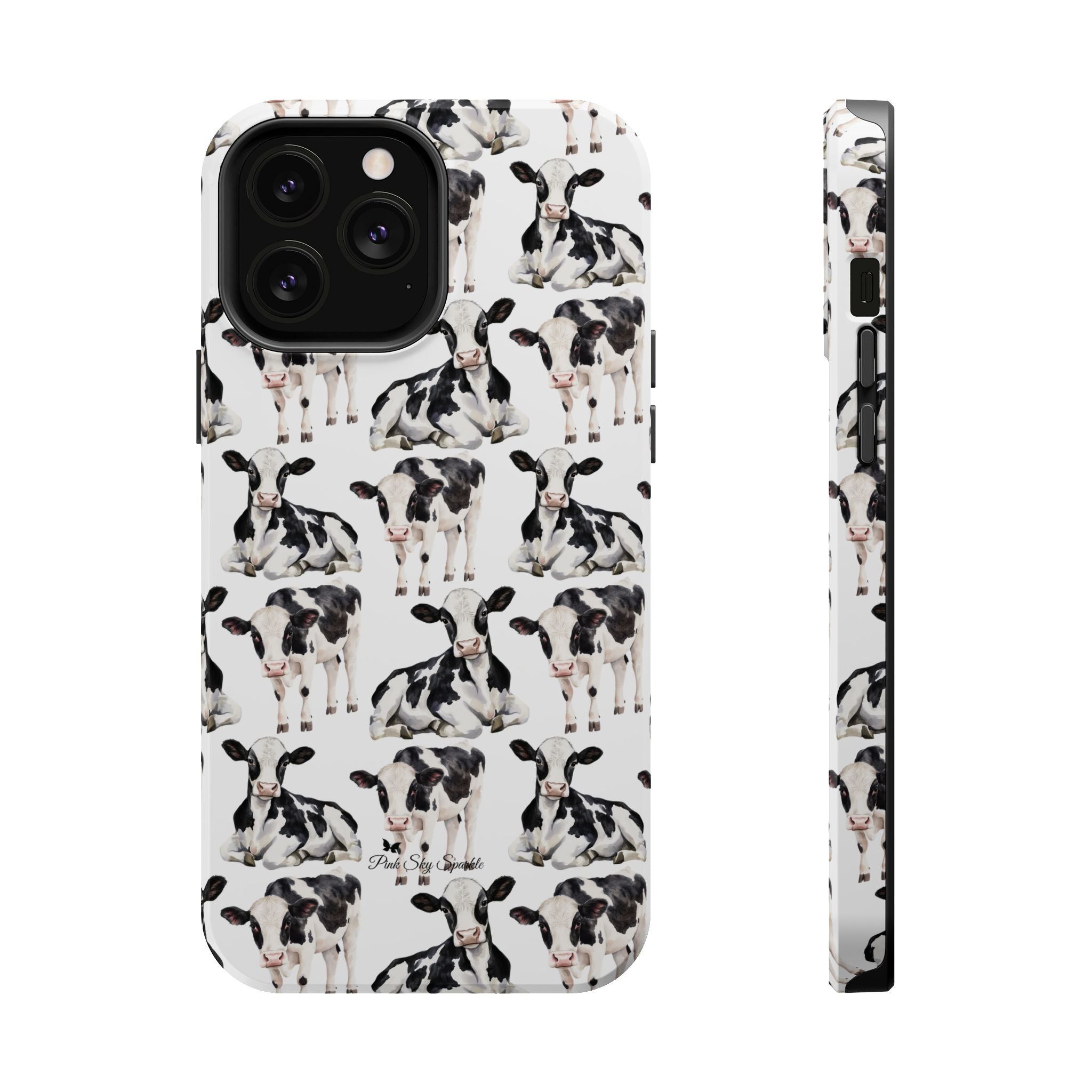 Pasture Pal Magnetic iPhone Case – Cute Cow Print Phone Case