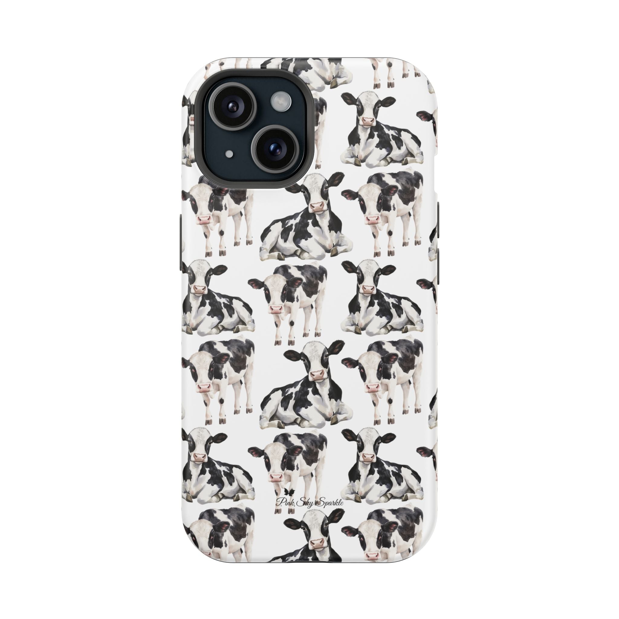 Pasture Pal Magnetic iPhone Case – Cute Cow Print Phone Case
