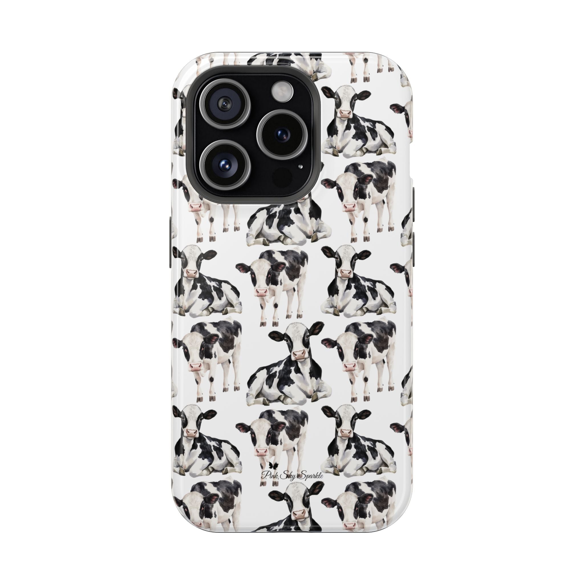Pasture Pal Magnetic iPhone Case – Cute Cow Print Phone Case