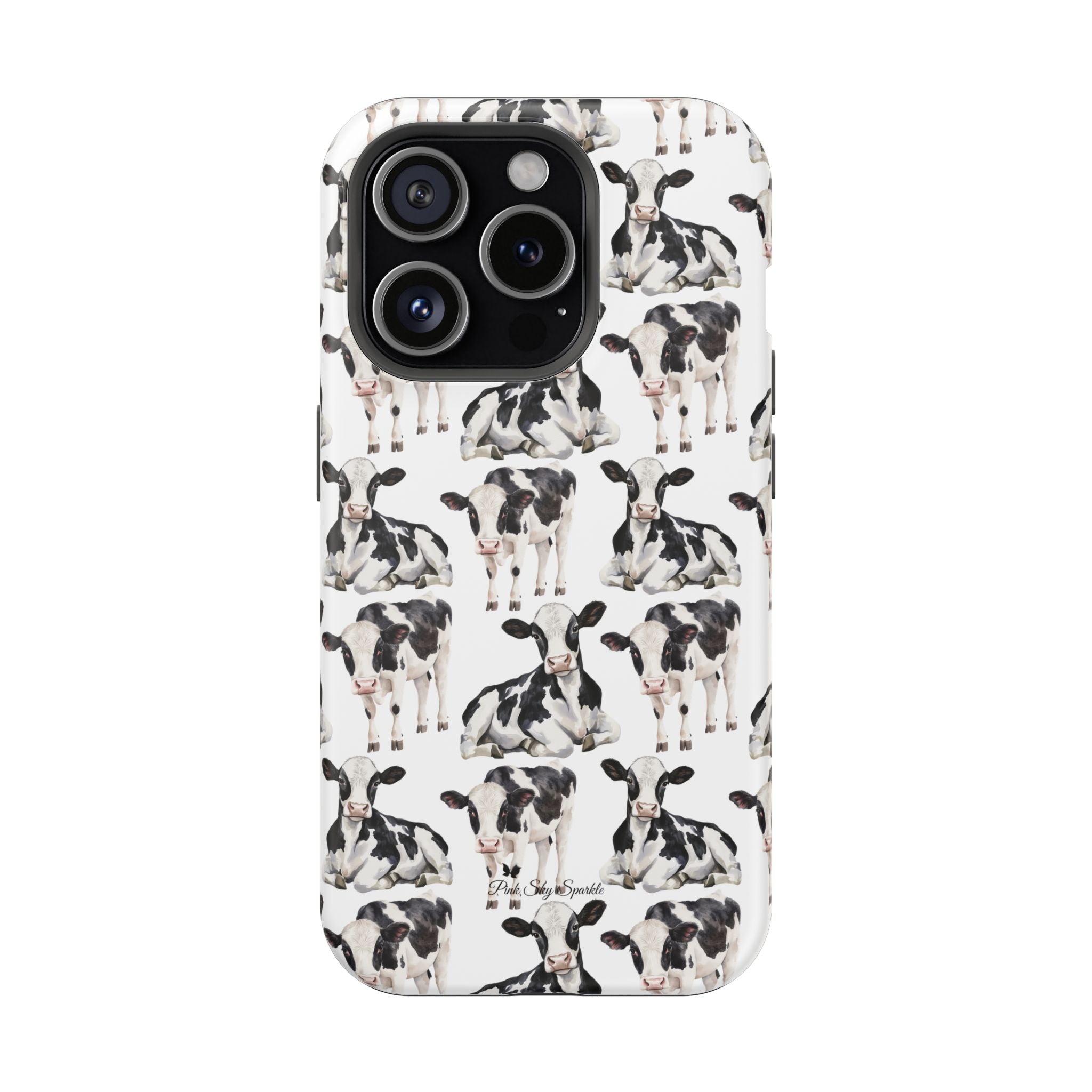 Pasture Pal Magnetic iPhone Case – Cute Cow Print Phone Case