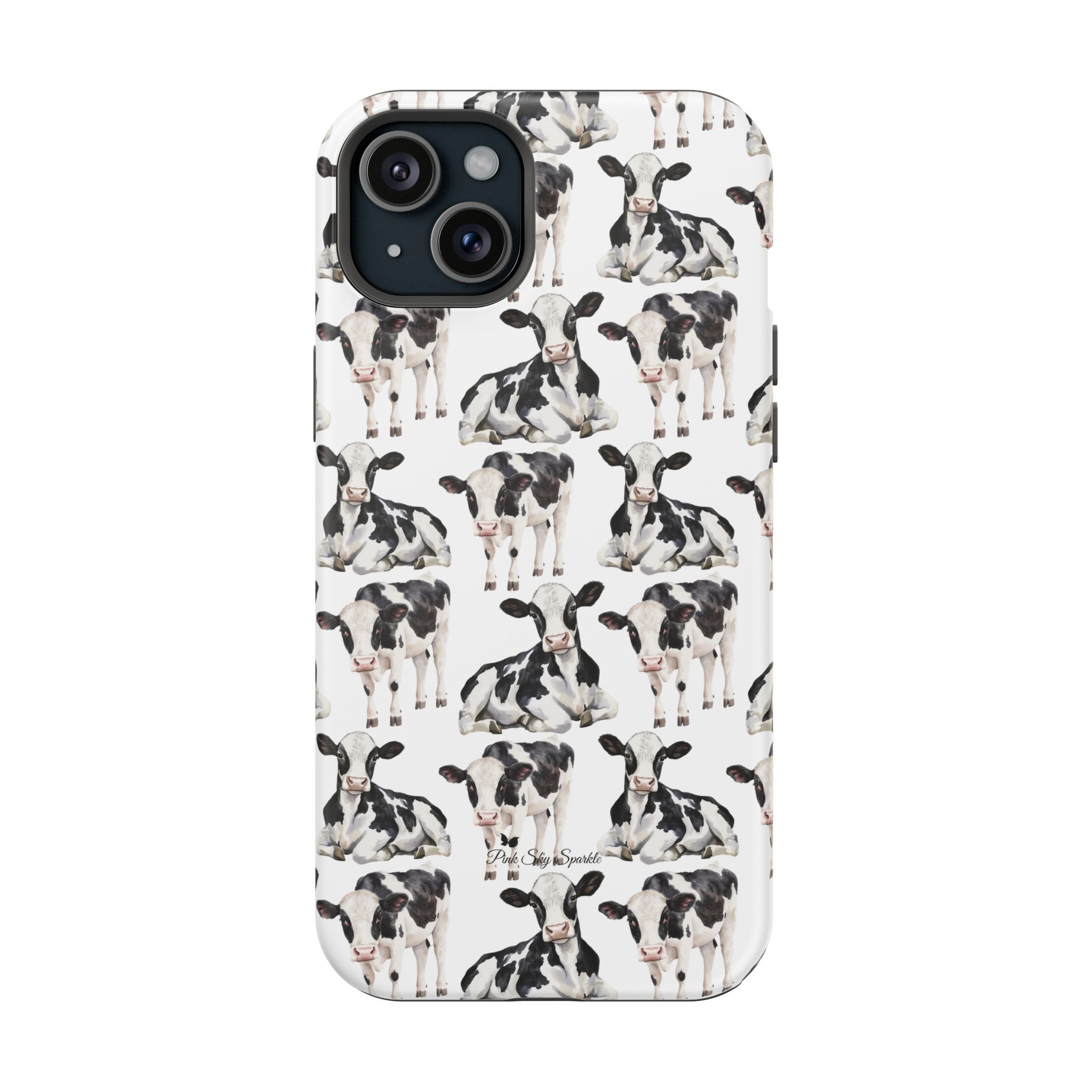 Pasture Pal Magnetic iPhone Case – Cute Cow Print Phone Case