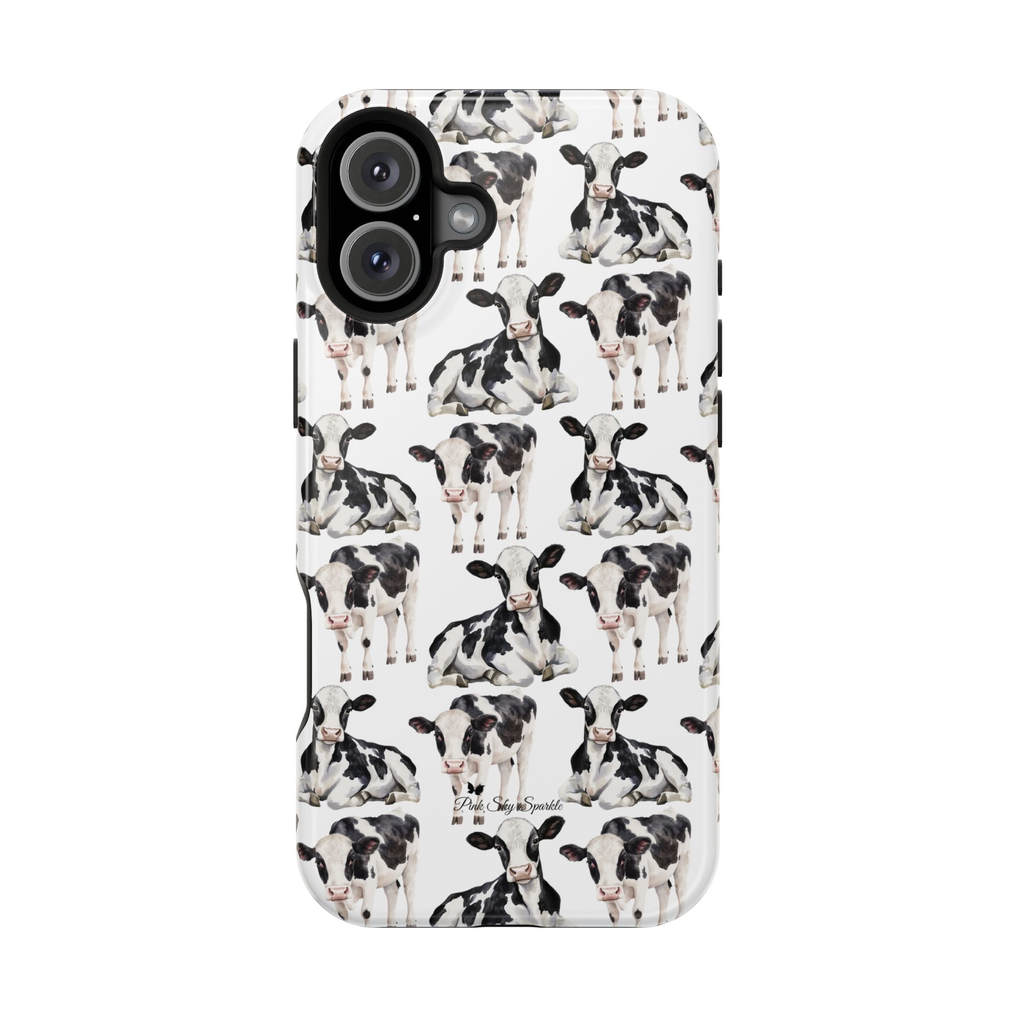 Pasture Pal Magnetic iPhone Case – Cute Cow Print Phone Case