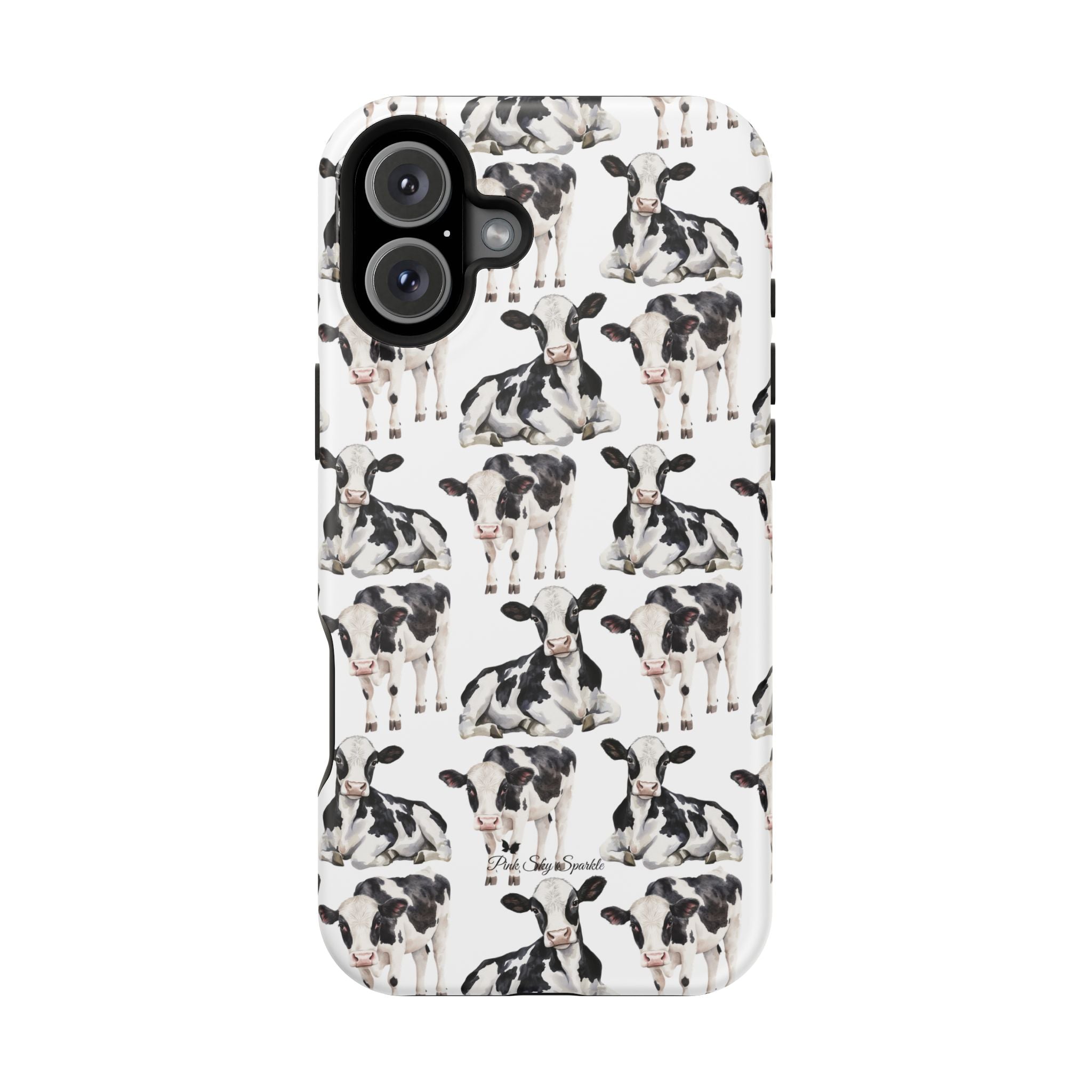 Pasture Pal Magnetic iPhone Case – Cute Cow Print Phone Case