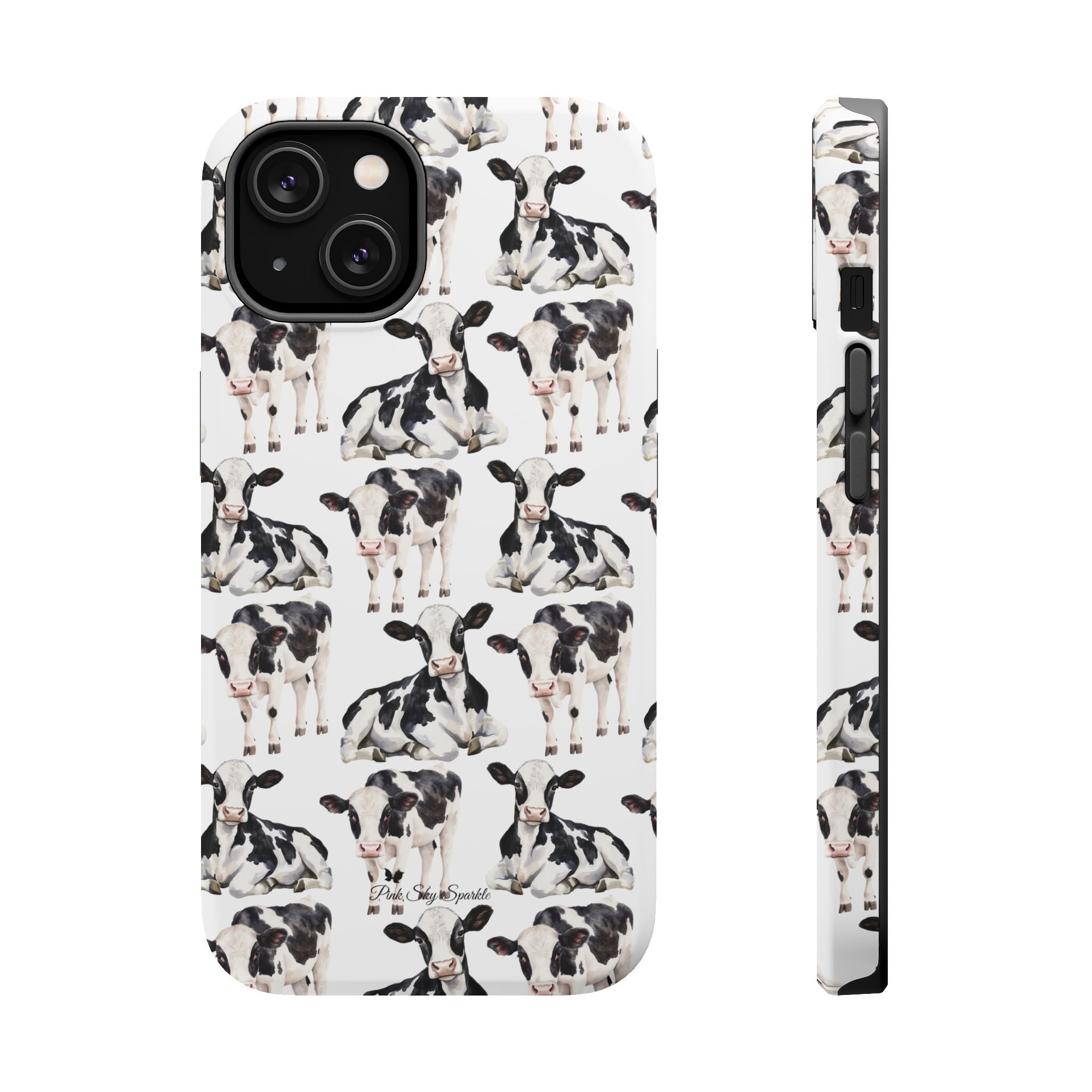 Pasture Pal Magnetic iPhone Case – Cute Cow Print Phone Case