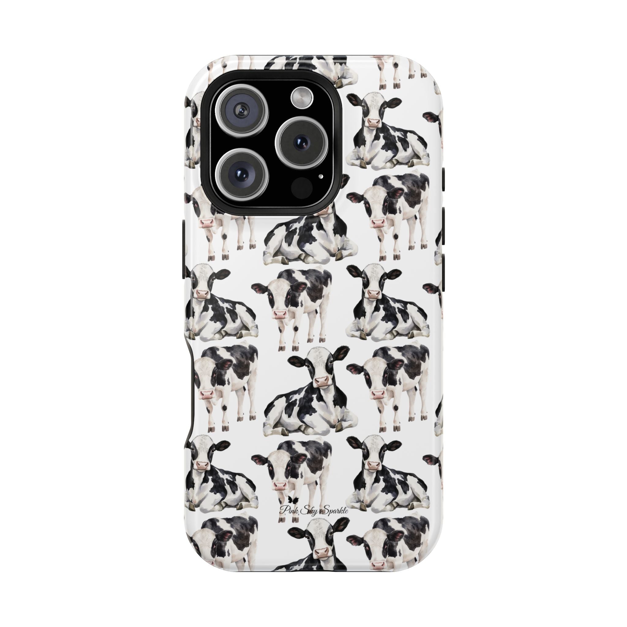 Pasture Pal Magnetic iPhone Case – Cute Cow Print Phone Case