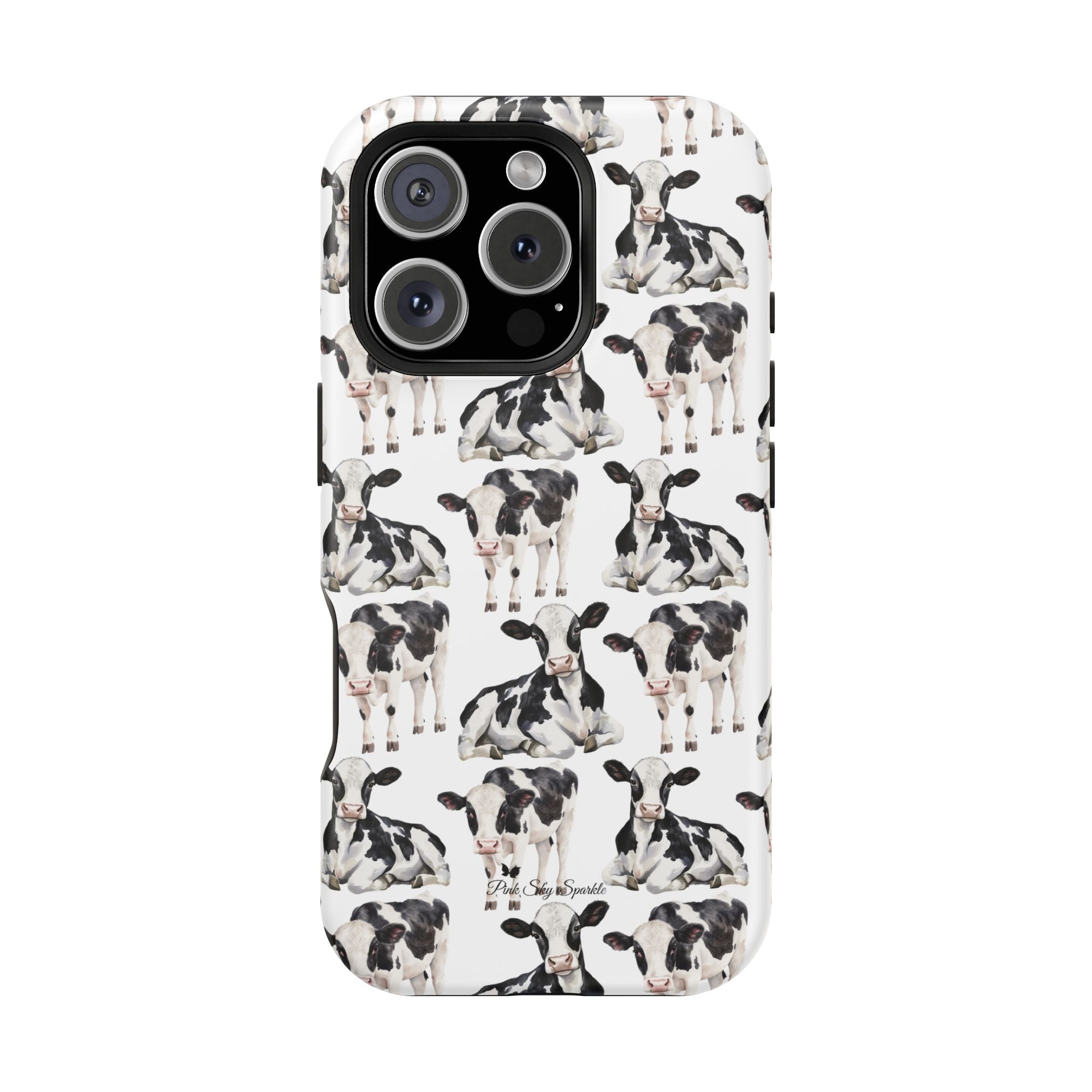 Pasture Pal Magnetic iPhone Case – Cute Cow Print Phone Case
